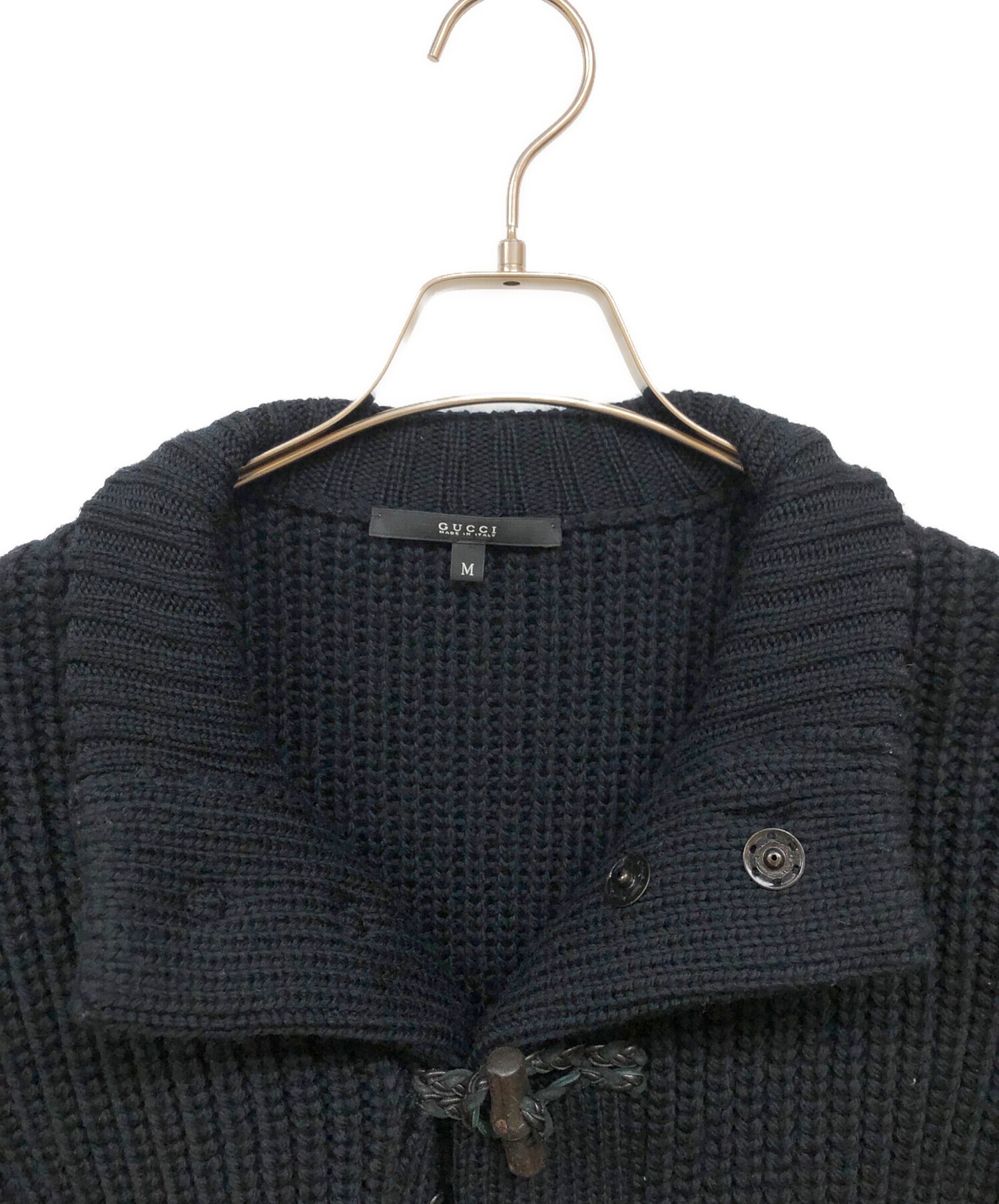 中古・古着通販】GUCCI (グッチ) バンブーボタン ニットカーディガン 