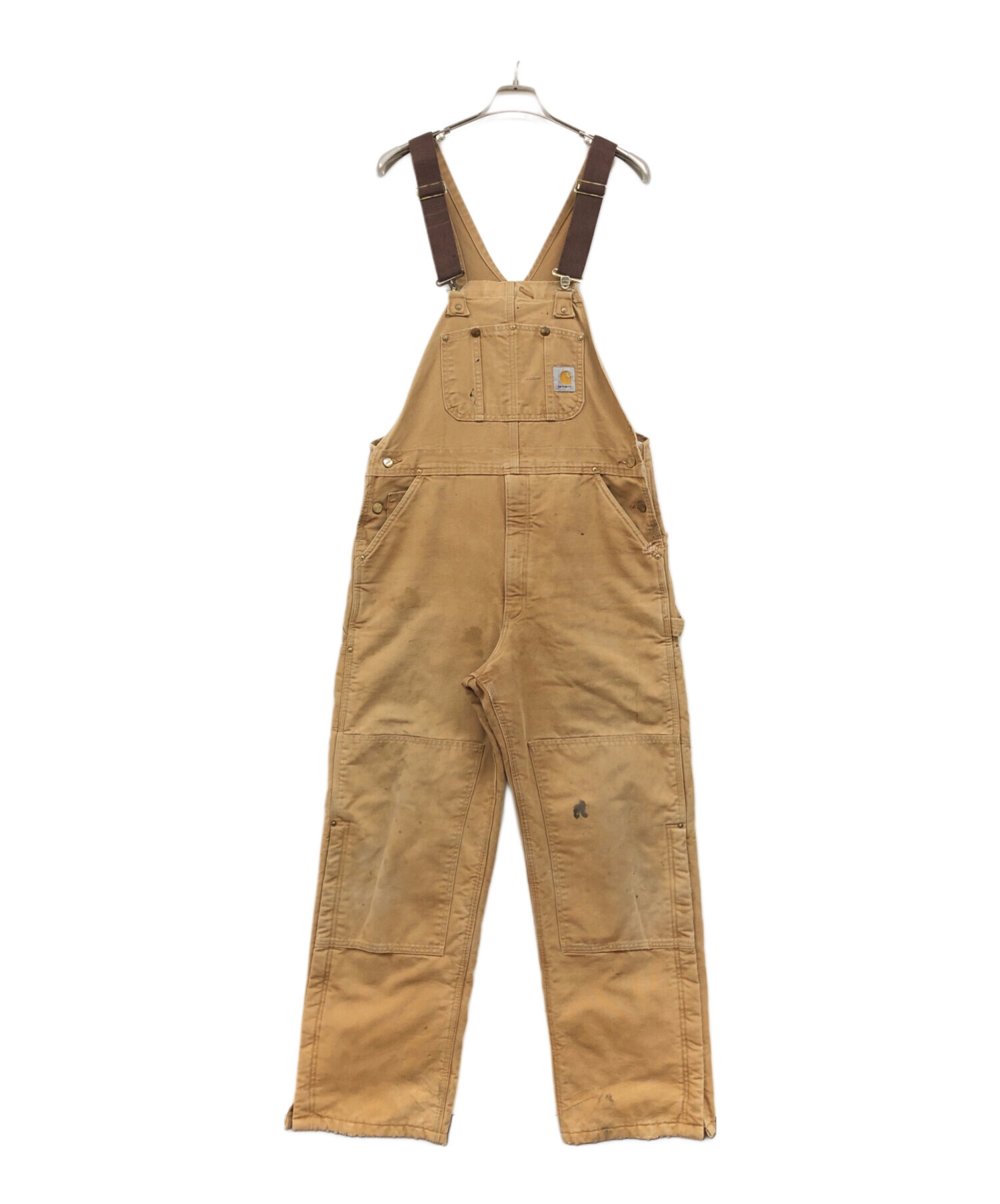 中古・古着通販】CarHartt (カーハート) DUCK BIB OVERALL ブラウン
