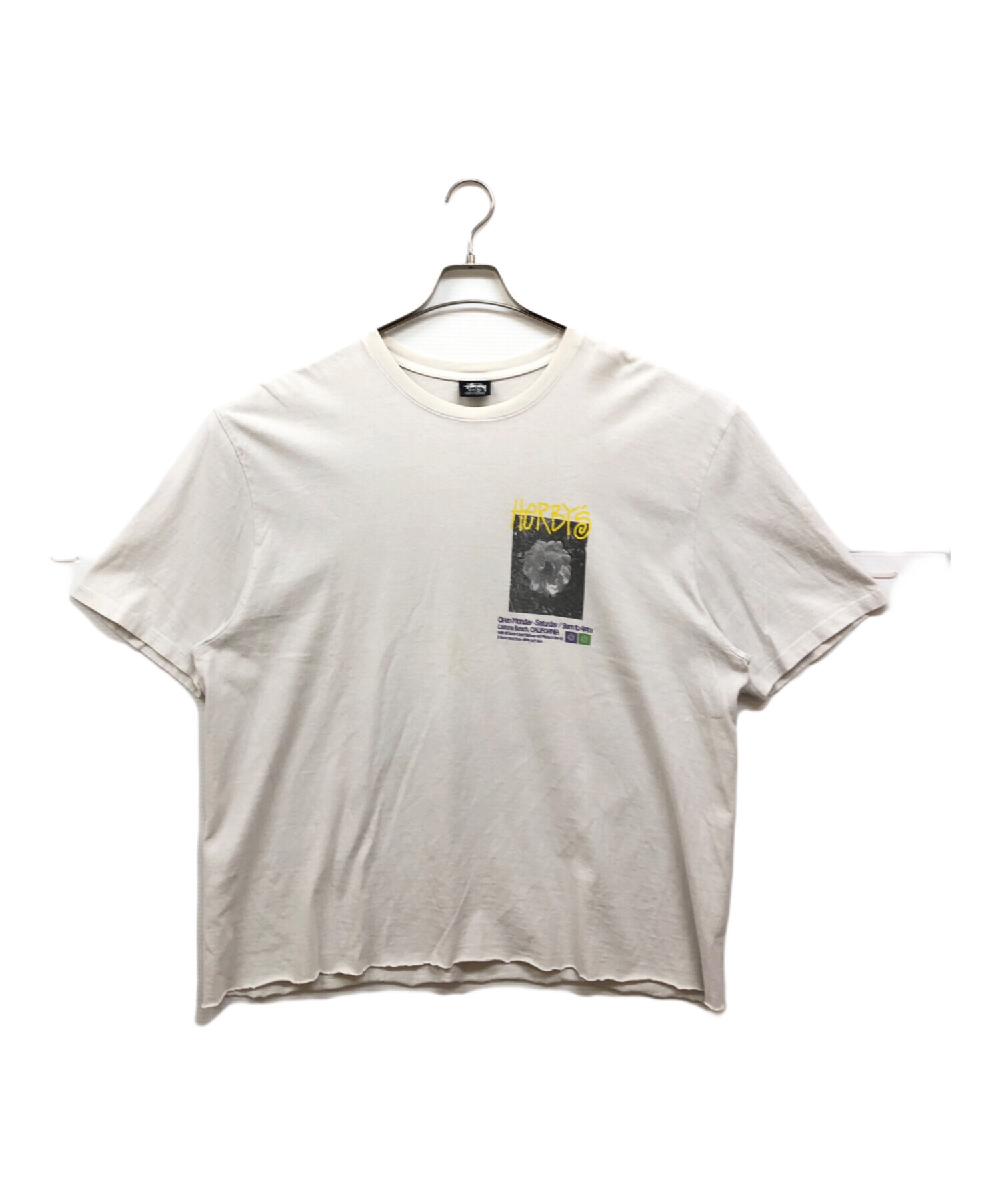 中古・古着通販】stussy (ステューシー) プリントTシャツ ホワイト