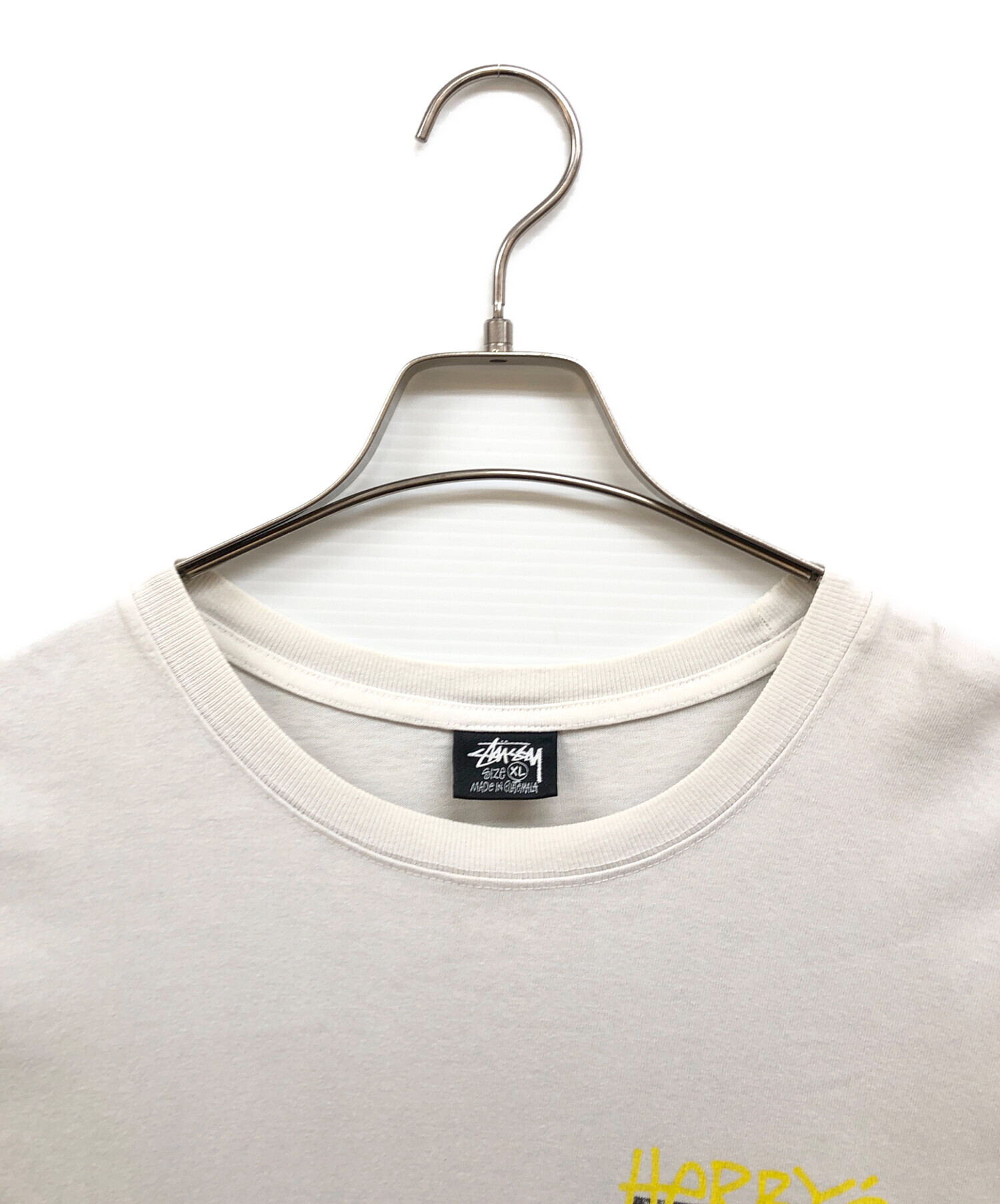 中古・古着通販】stussy (ステューシー) プリントTシャツ ホワイト