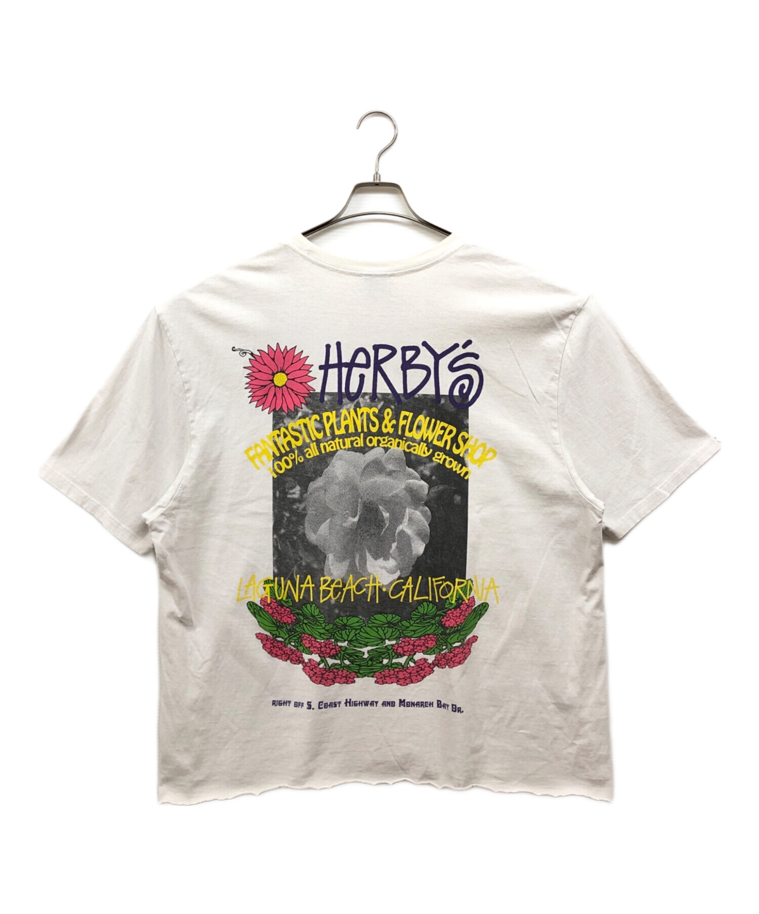 中古・古着通販】stussy (ステューシー) プリントTシャツ ホワイト