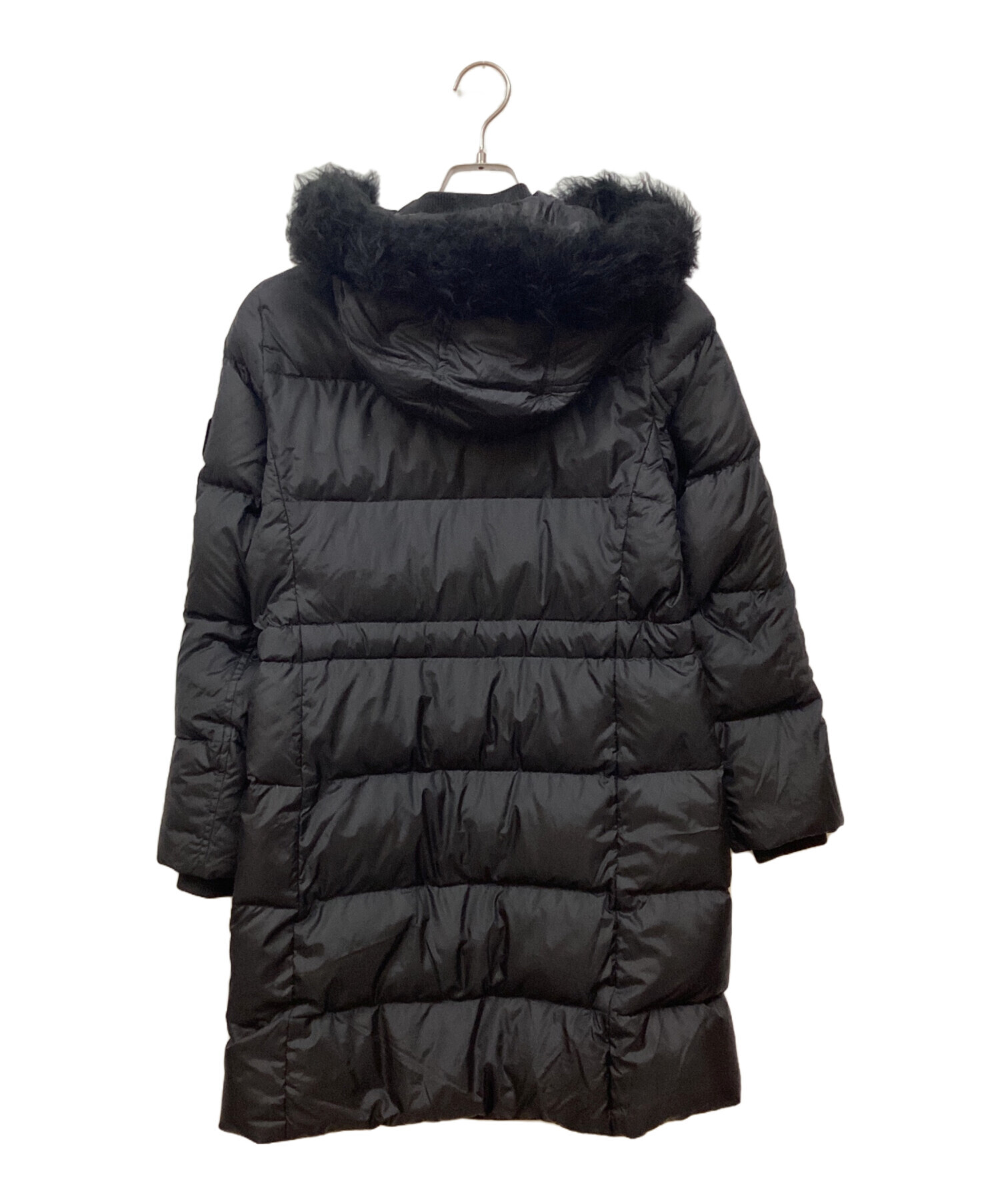 中古・古着通販】COACH (コーチ) 羊毛ファーダウンコート ブラック