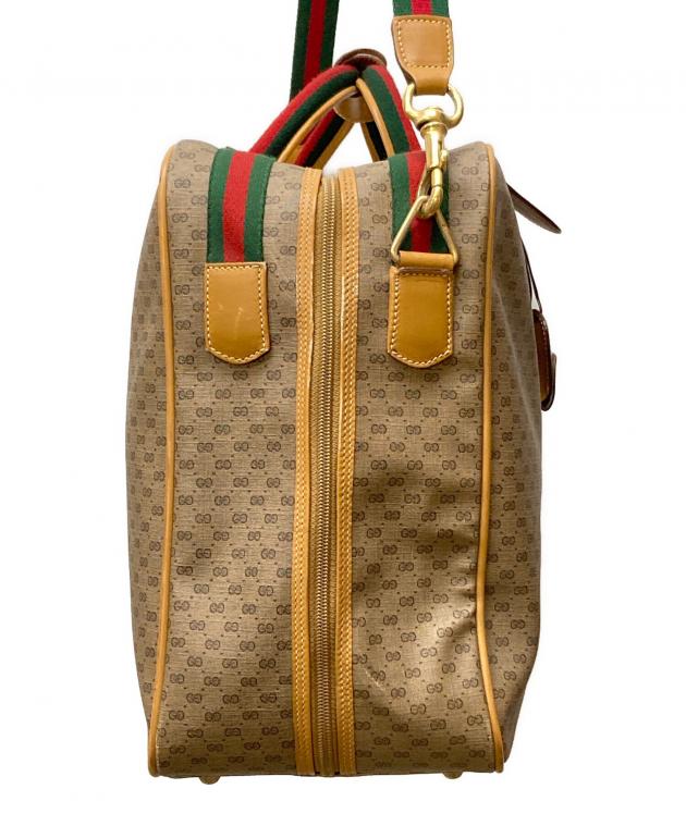 中古・古着通販】GUCCI (グッチ) オールド2WAYボストンバッグ ブラウン
