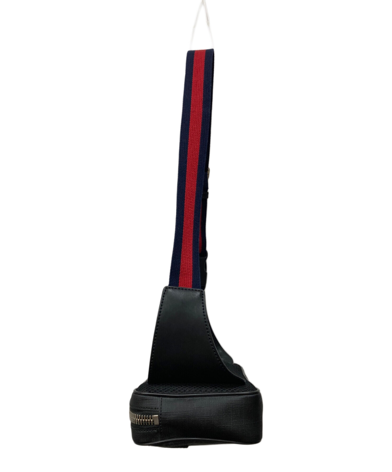 中古・古着通販】GUCCI (グッチ) GGスプリーム ボディバッグ グレー