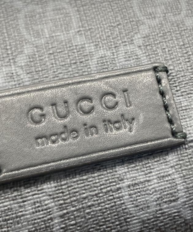中古・古着通販】GUCCI (グッチ) GGスプリーム ボディバッグ グレー