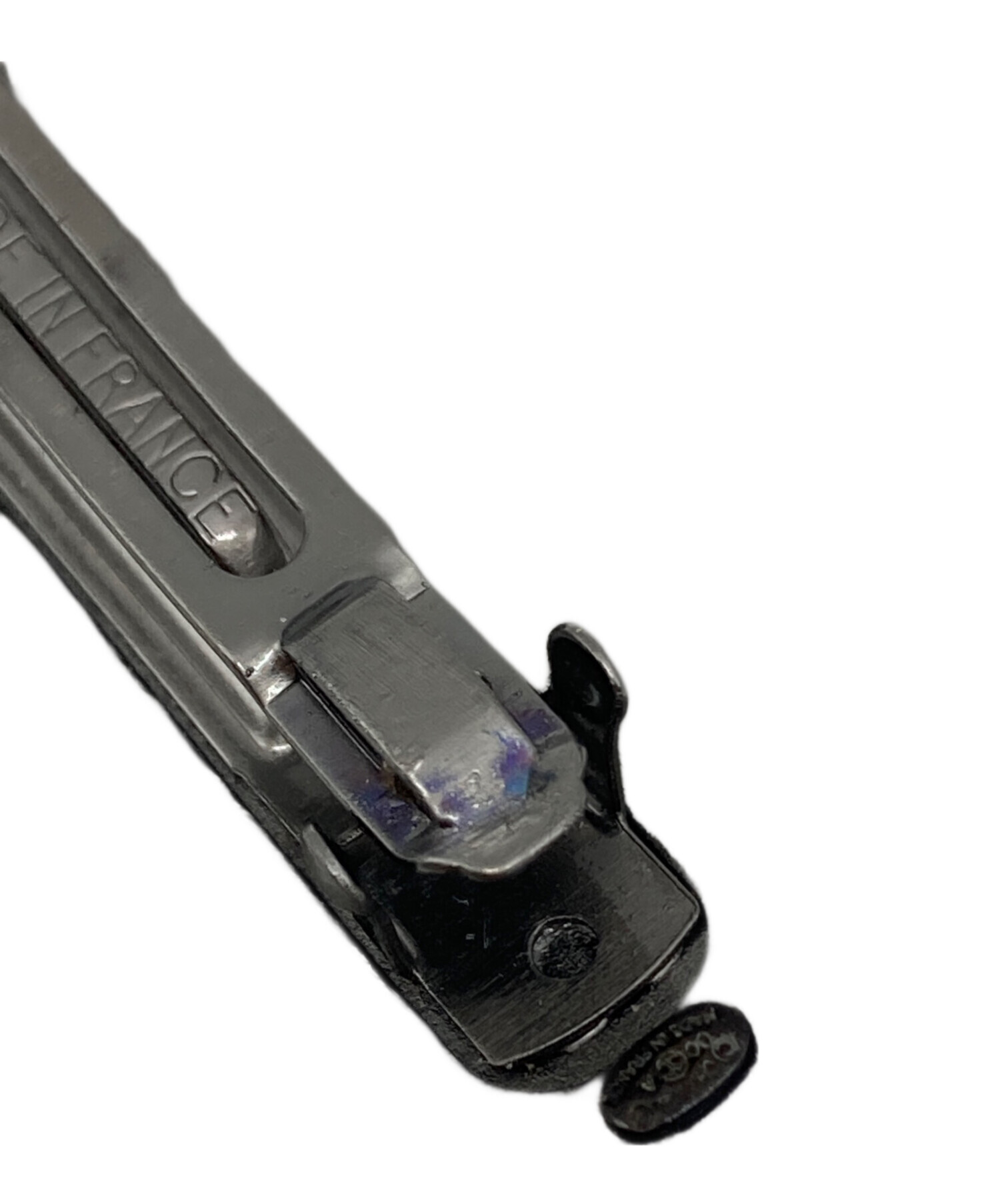 中古・古着通販】CHANEL (シャネル) ロゴバレッタ ブラック｜ブランド