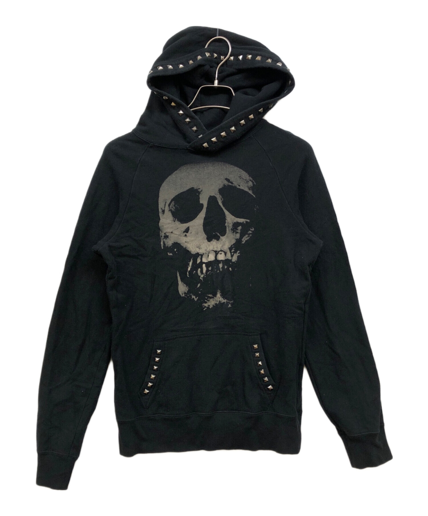 ヒステリックグラマー スカルベリースタッズパーカー 缶バッジ付き 中古・古着通販】Hysteric Glamour (ヒステリックグラマー) スカル