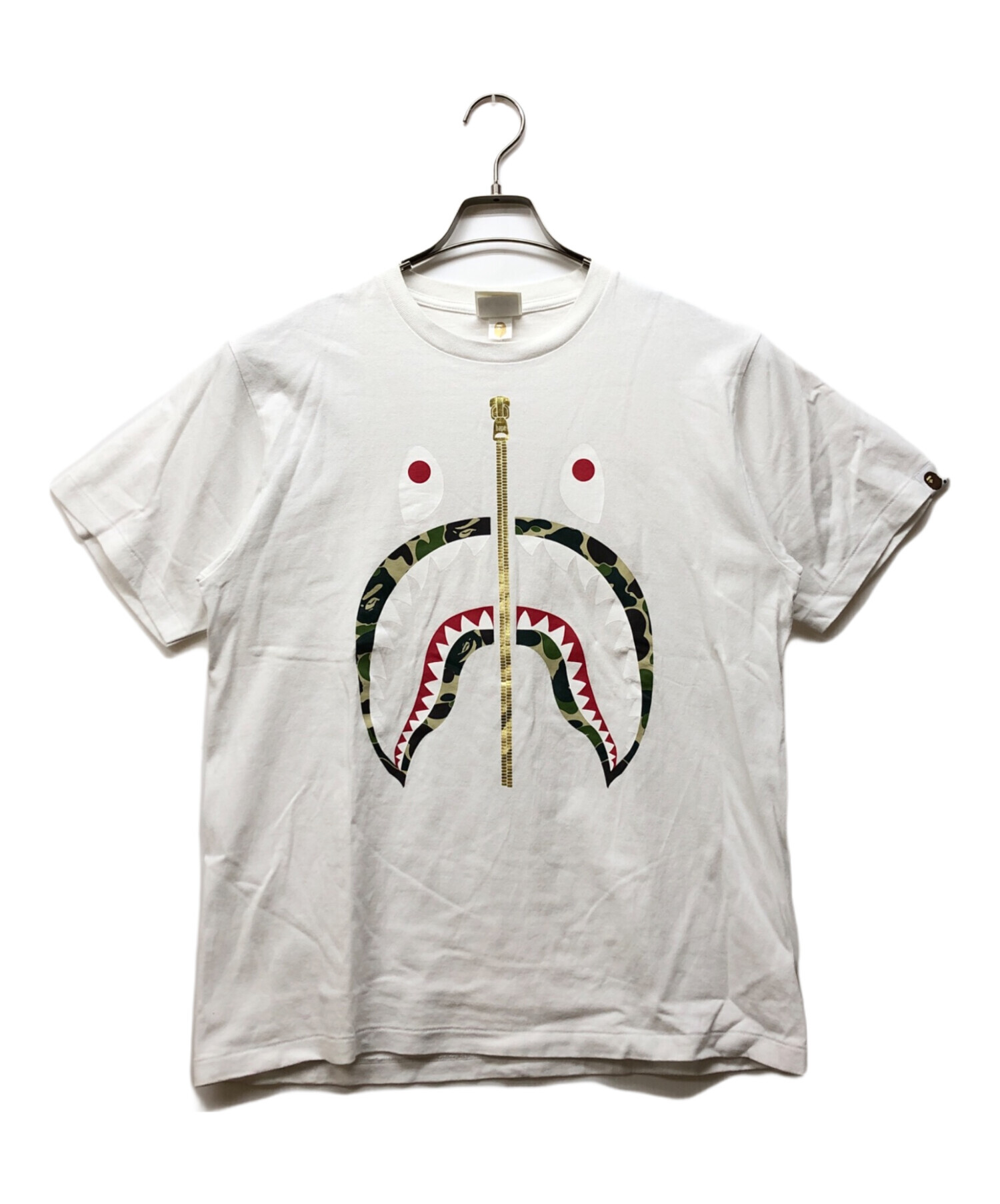中古・古着通販】A BATHING APE (アベイシングエイプ) シャークTシャツ 