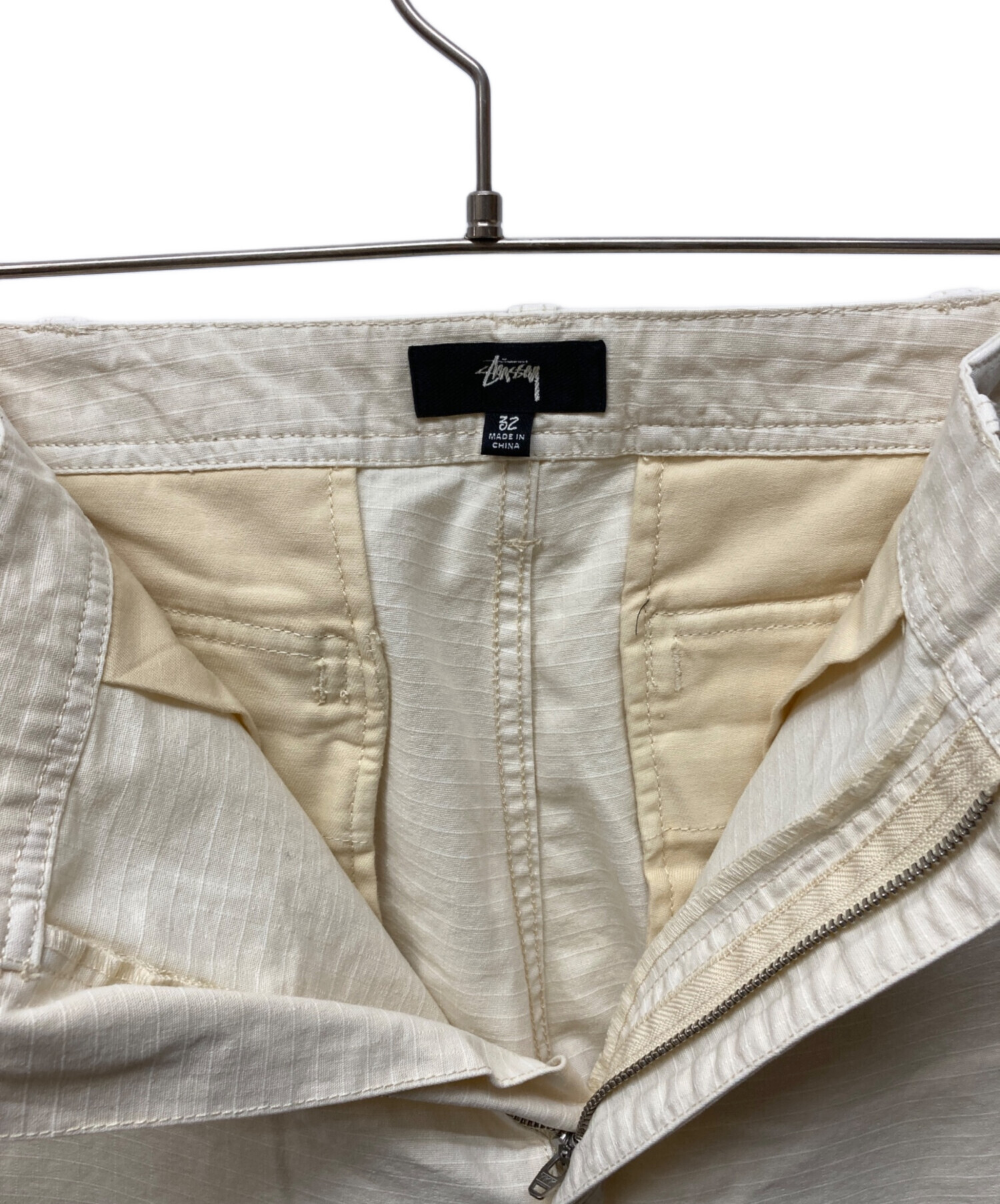 中古・古着通販】stussy (ステューシー) チェックダブルニーワーク 