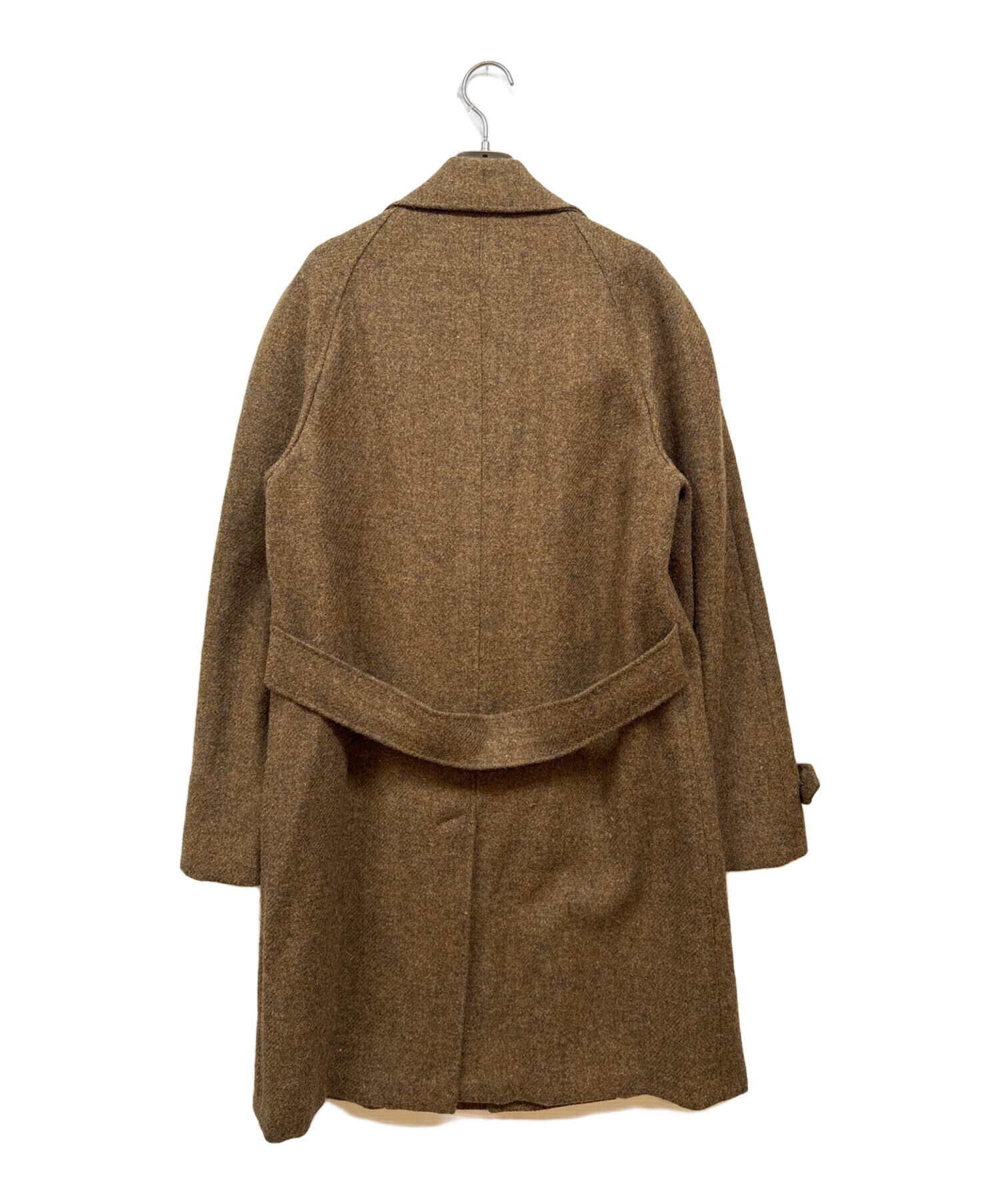 中古・古着通販】ernesto (エルネスト) E1 ツイードコート ブラウン