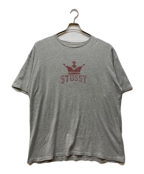 中古・古着通販】stussy (ステューシー) 90sクラウンTEE グレー