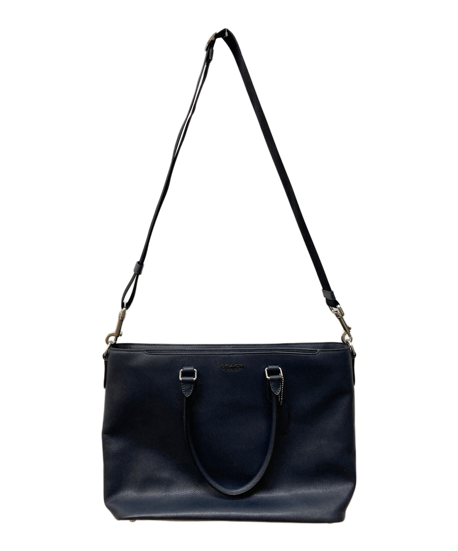 中古・古着通販】COACH (コーチ) ベケット ビジネス トート ネイビー