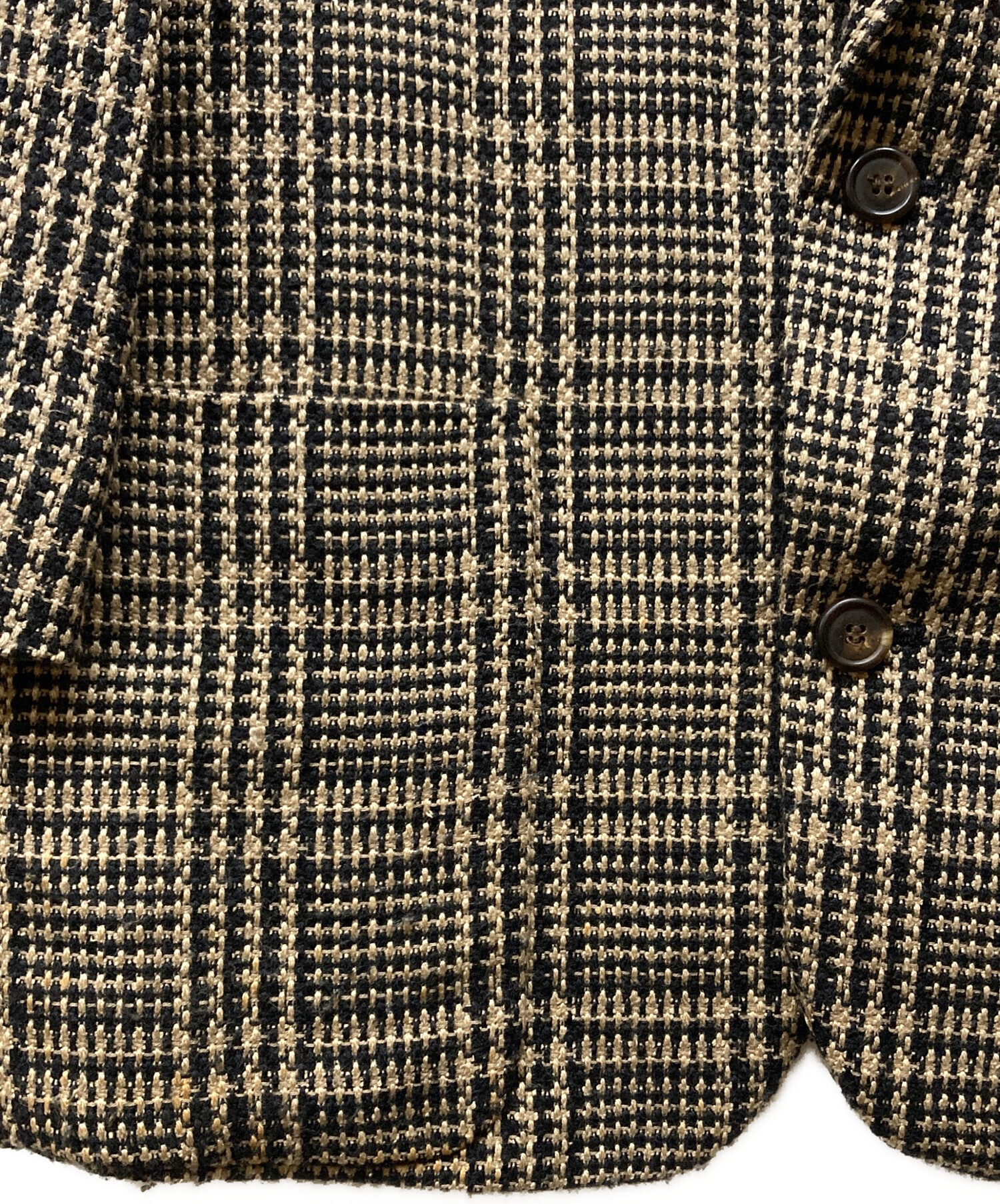 中古・古着通販】ISSEY MIYAKE (イッセイミヤケ) 2Bツイードジャケット