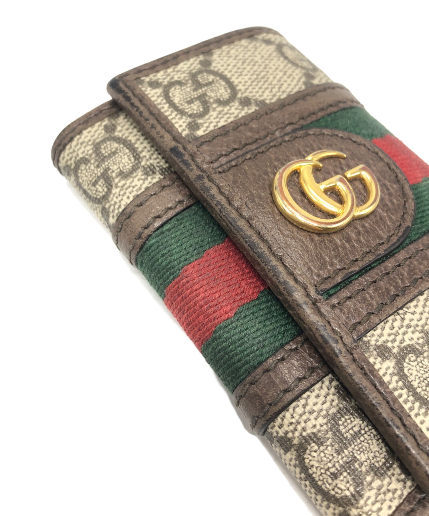 最高級のスーパー GUCCI・グッチ・6連キーケース・オフデイア・GG