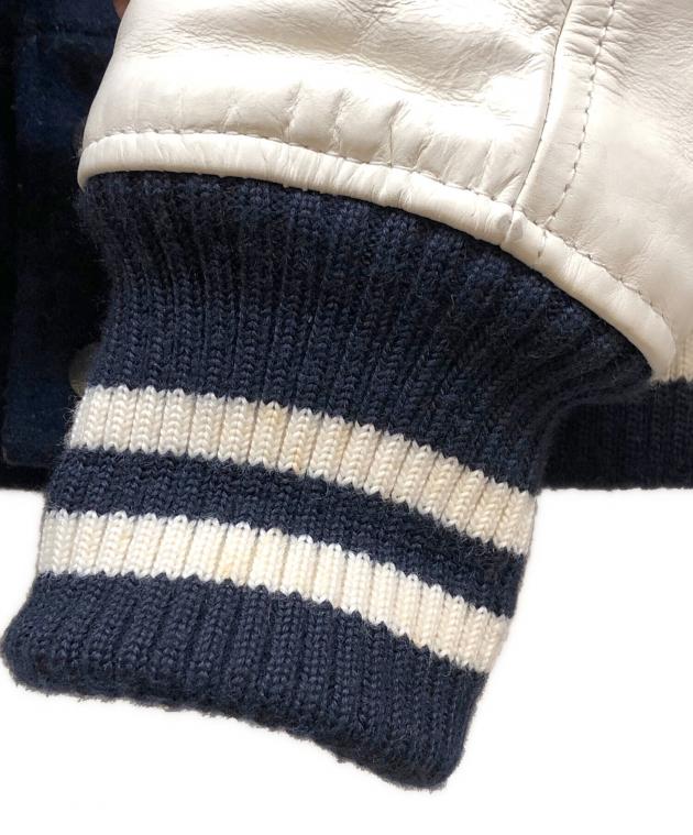 中古・古着通販】NEIGHBORHOOD (ネイバーフッド) スタジャン ネイビー