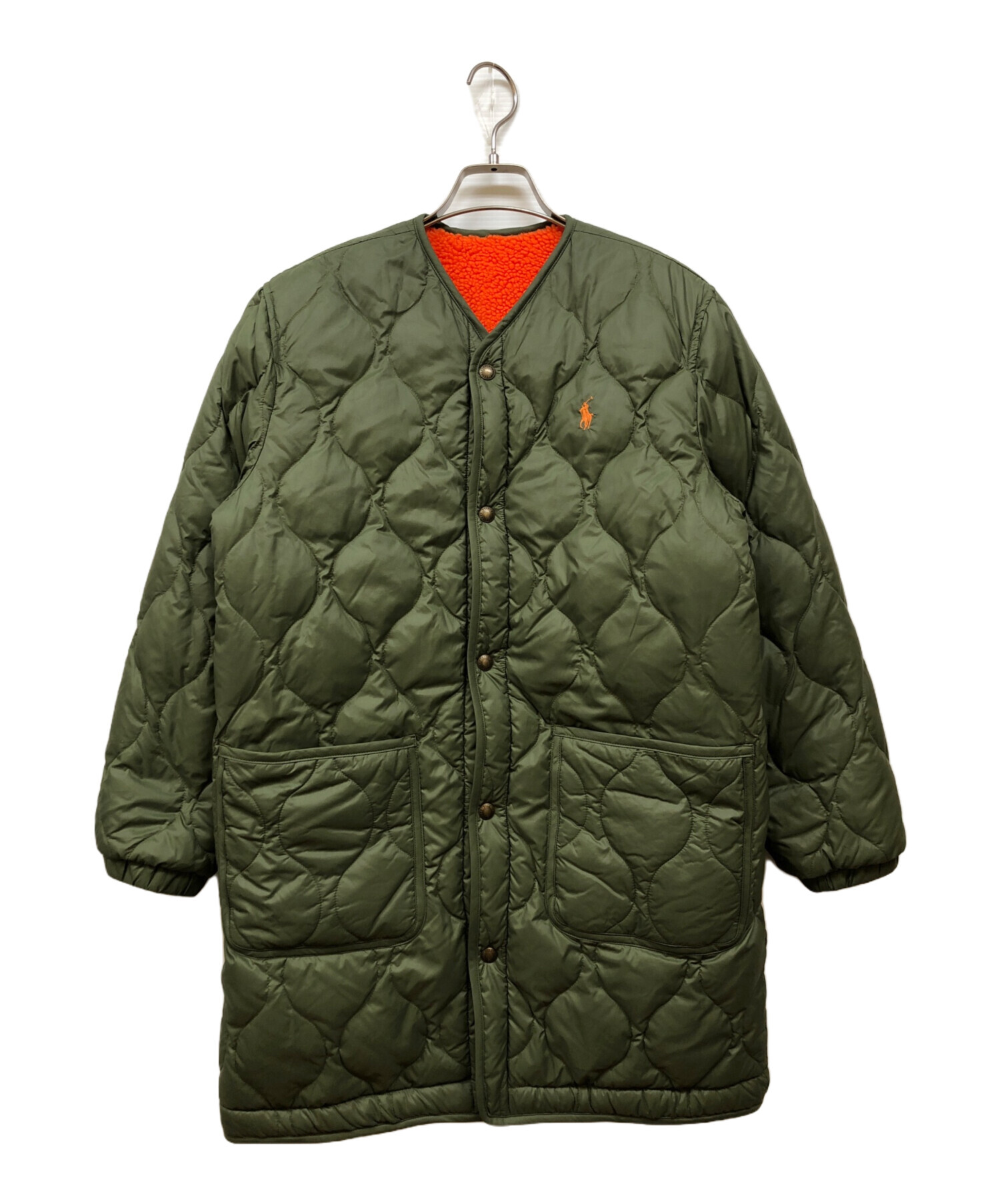 Polo ラルフローレン　タグ付き　リバーシブルダウンコート　160 中古・古着通販POLO RALPH LAUREN (ポロ・ラルフローレン