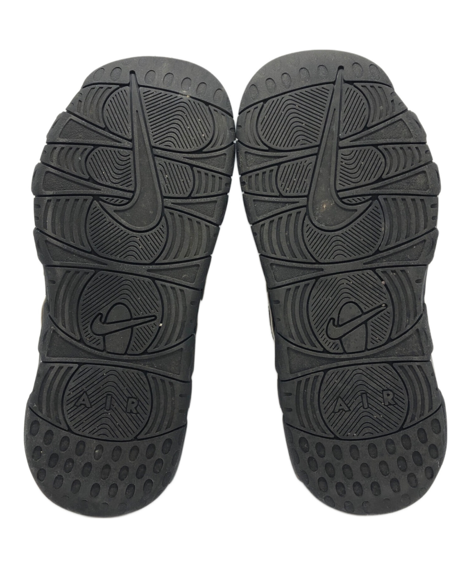 中古・古着通販】NIKE (ナイキ) AIR MORE UPTEMPO SLIDE ブラック