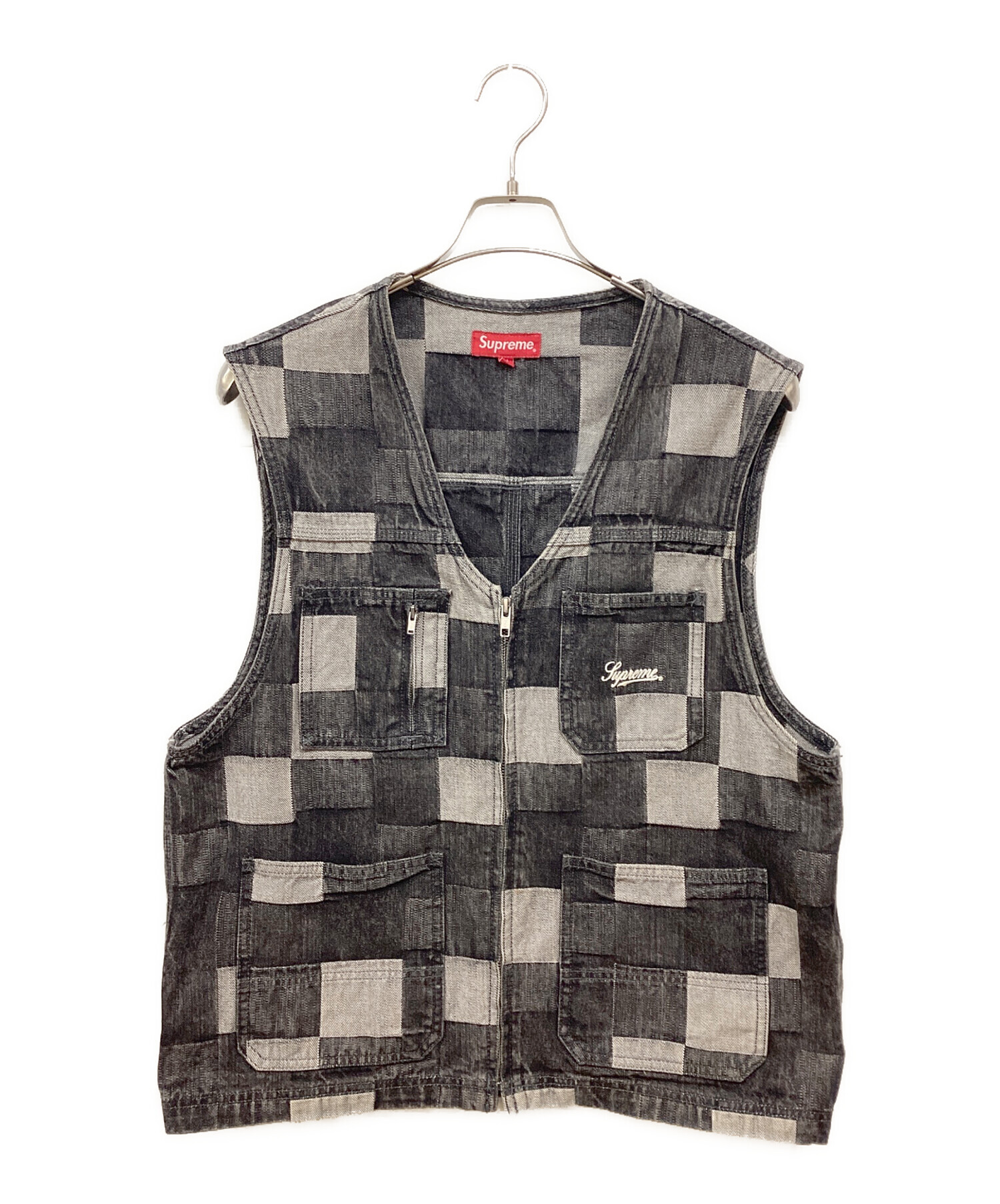 中古・古着通販】Supreme (シュプリーム) 21SS Patched Denim Vest