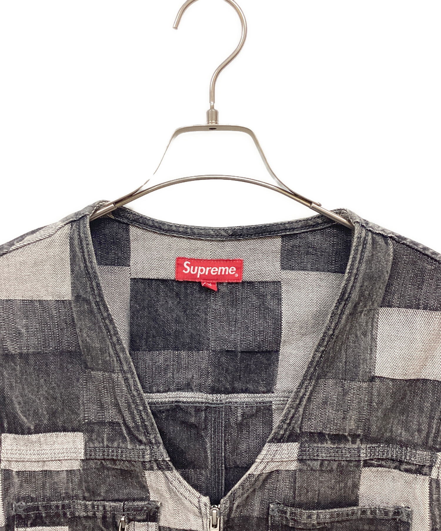 中古・古着通販】Supreme (シュプリーム) 21SS Patched Denim Vest