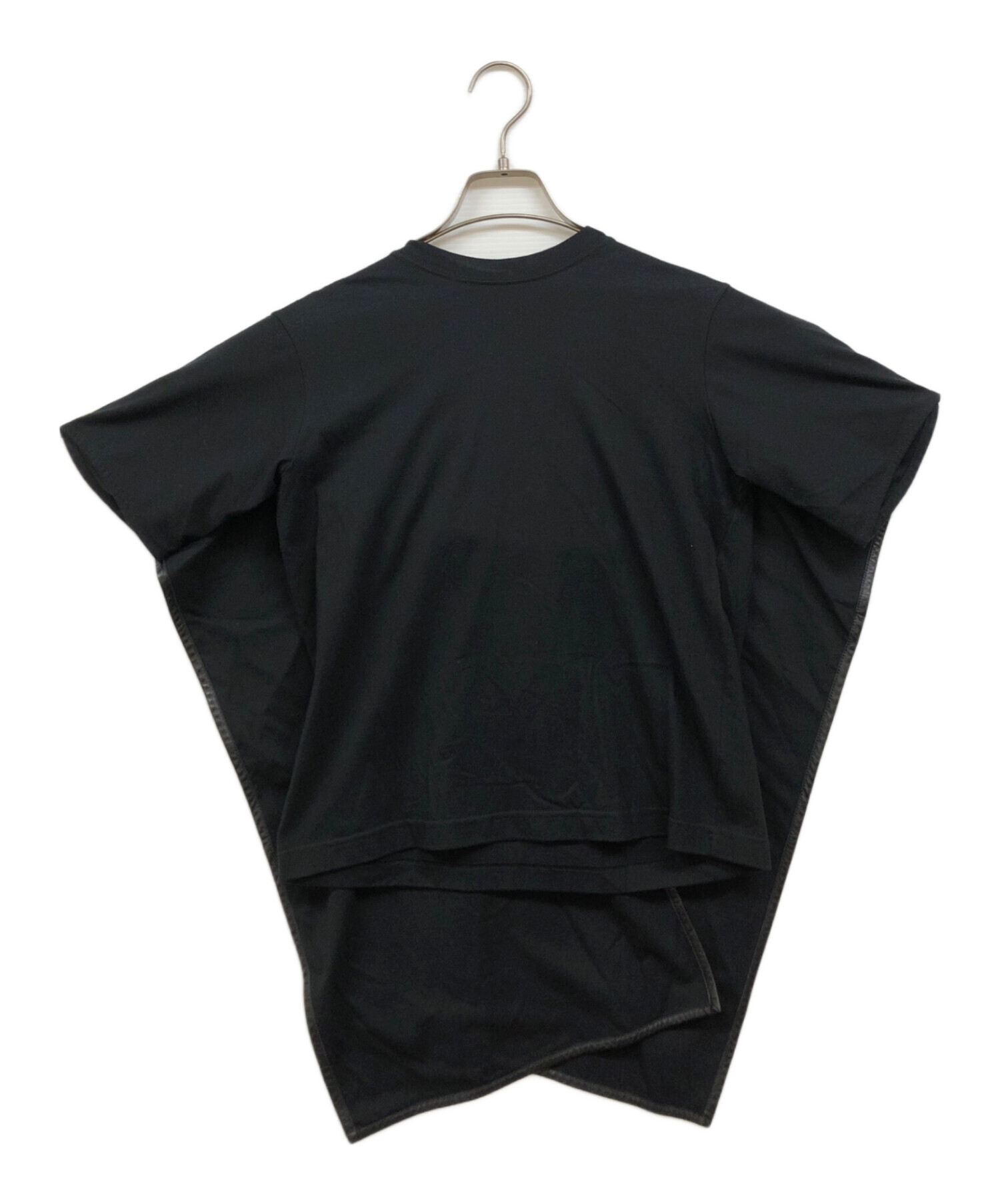 中古・古着通販】CELINE (セリーヌ) レザーパイピングマントデザインT