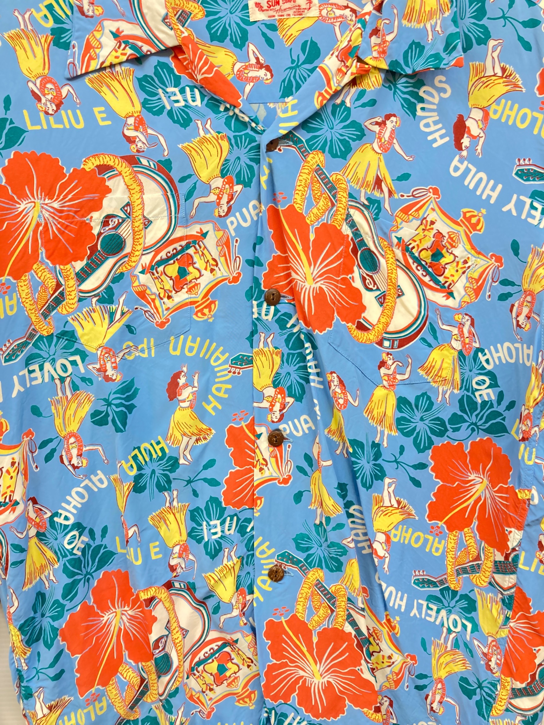 中古・古着通販】Sun Surf (サンサーフ) LOVELY HULA HANDS ブルー