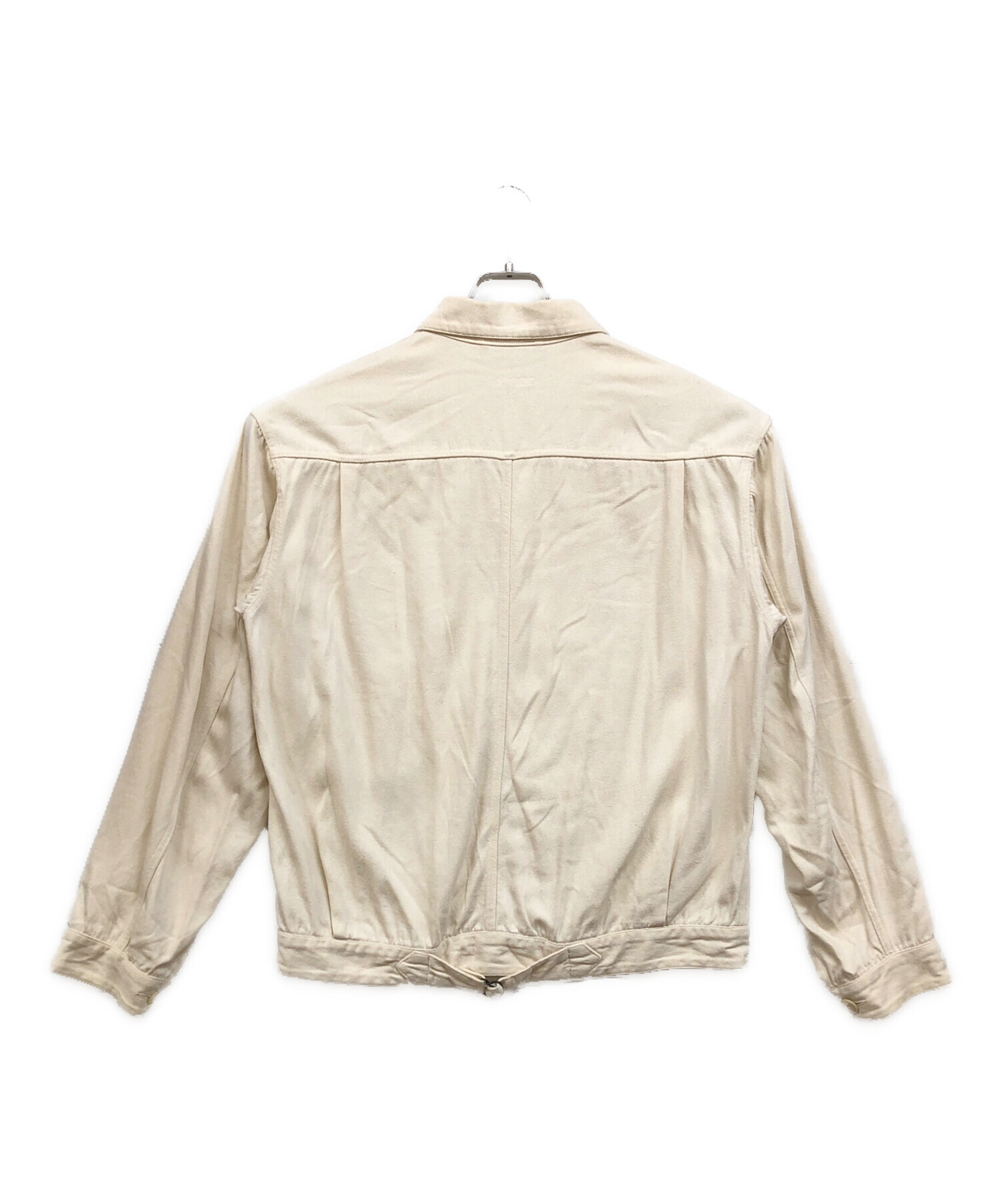 中古・古着通販】COMOLI (コモリ) シルクネップ TYPE-1ST アイボリー