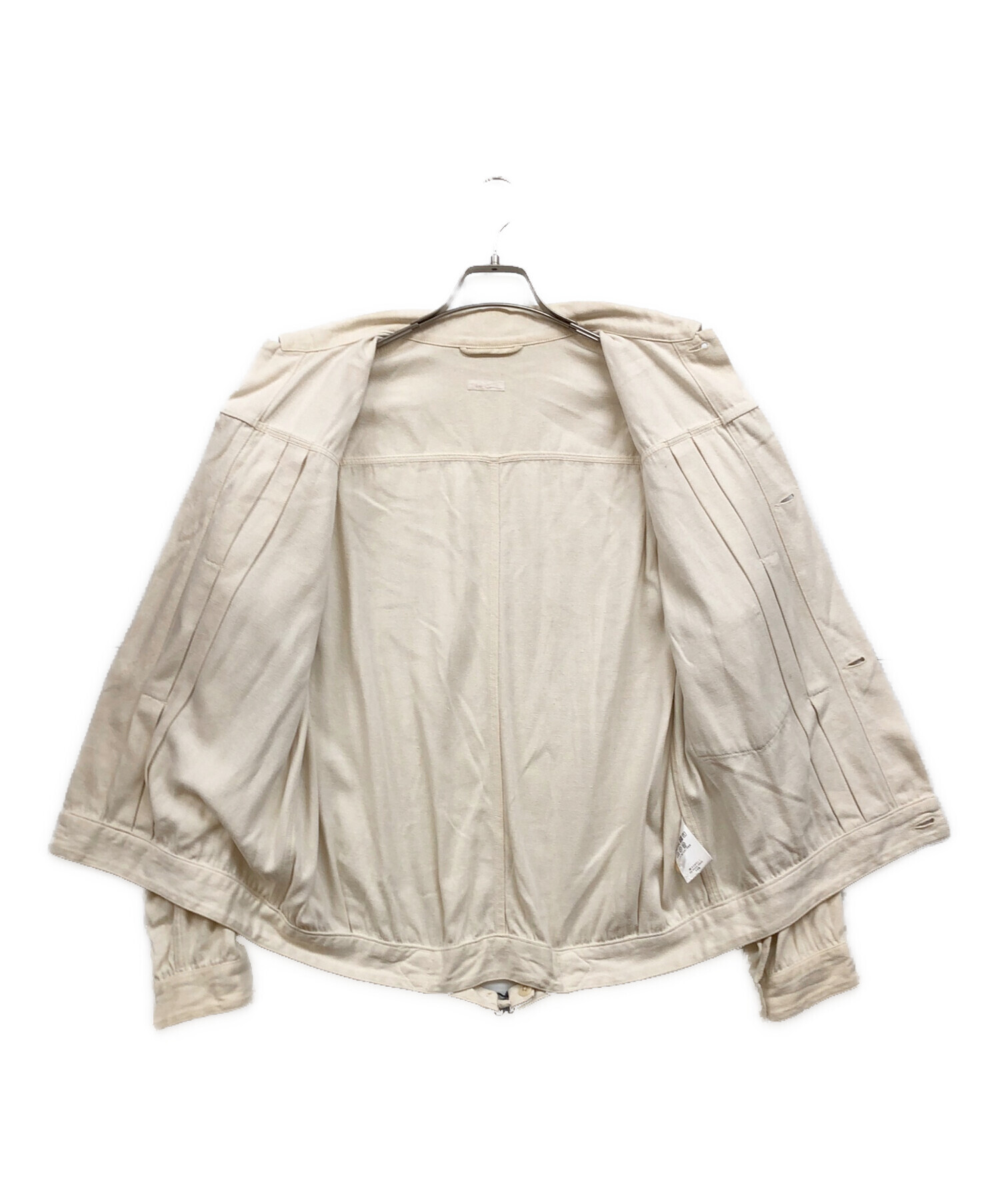 中古・古着通販】COMOLI (コモリ) シルクネップ TYPE-1ST アイボリー 