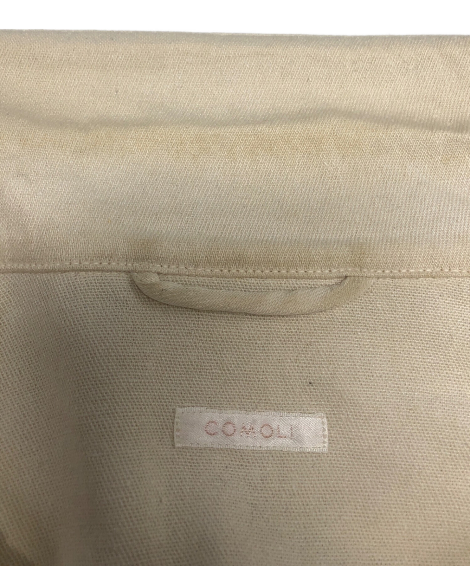 中古・古着通販】COMOLI (コモリ) シルクネップ TYPE-1ST アイボリー