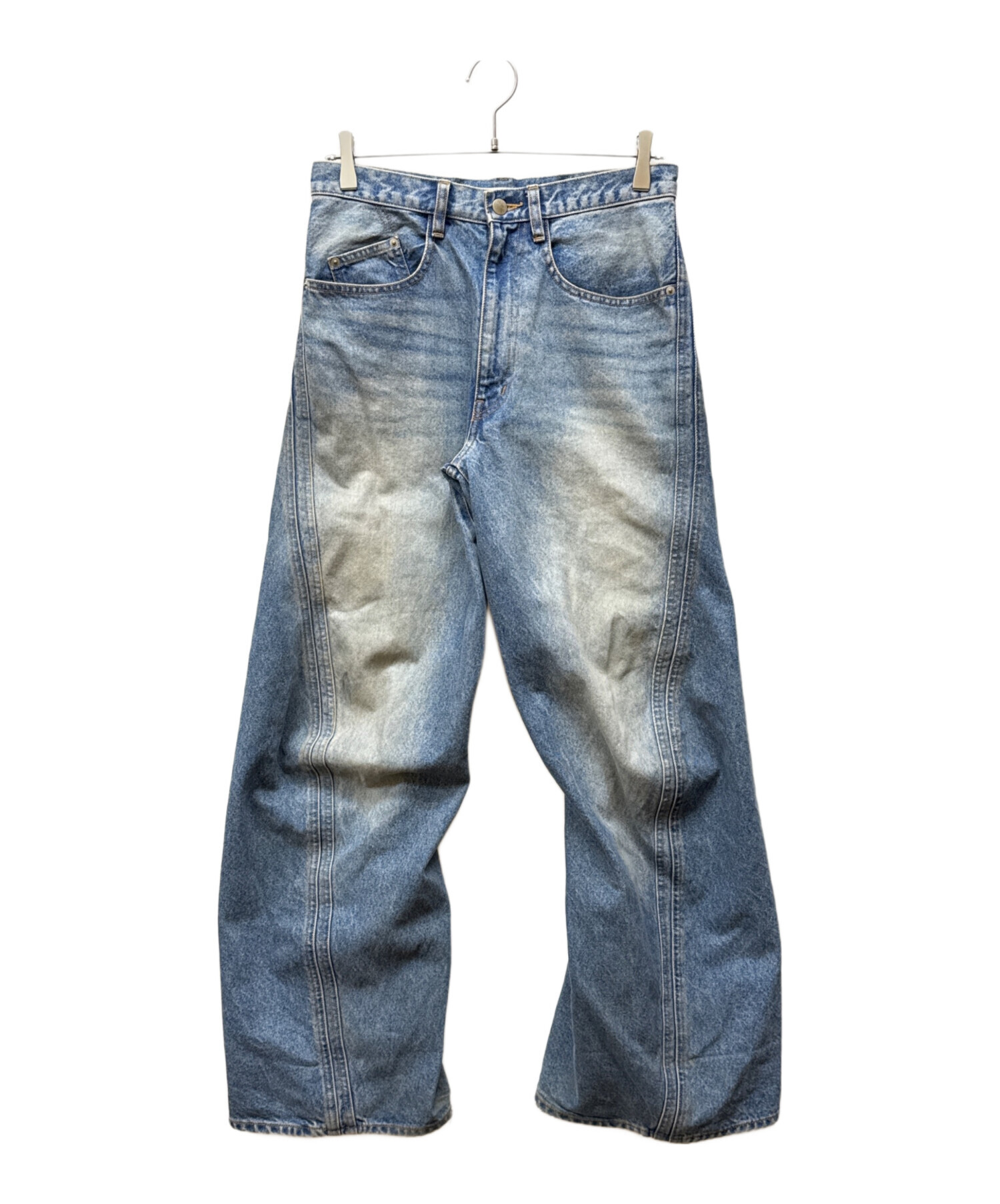 中古・古着通販】NVRFRGT (ネヴァーフォーゲット) 3D Twisted Wide Leg