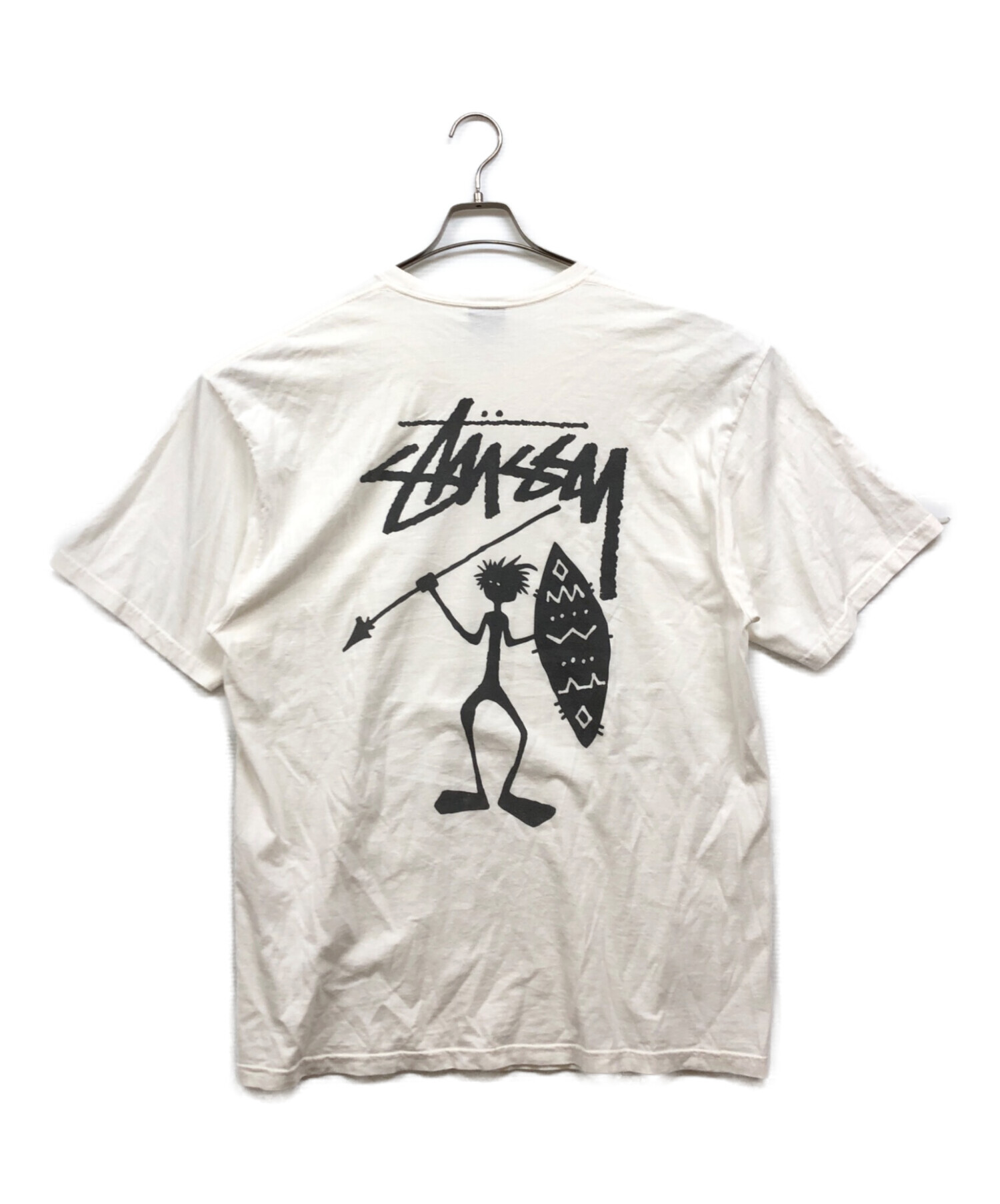 中古・古着通販】stussy (ステューシー) シャドーマンTEE ホワイト 