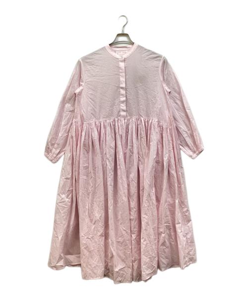 中古・古着通販】BEARDSLEY (ビアズリー) ギャザーワンピース ピンク