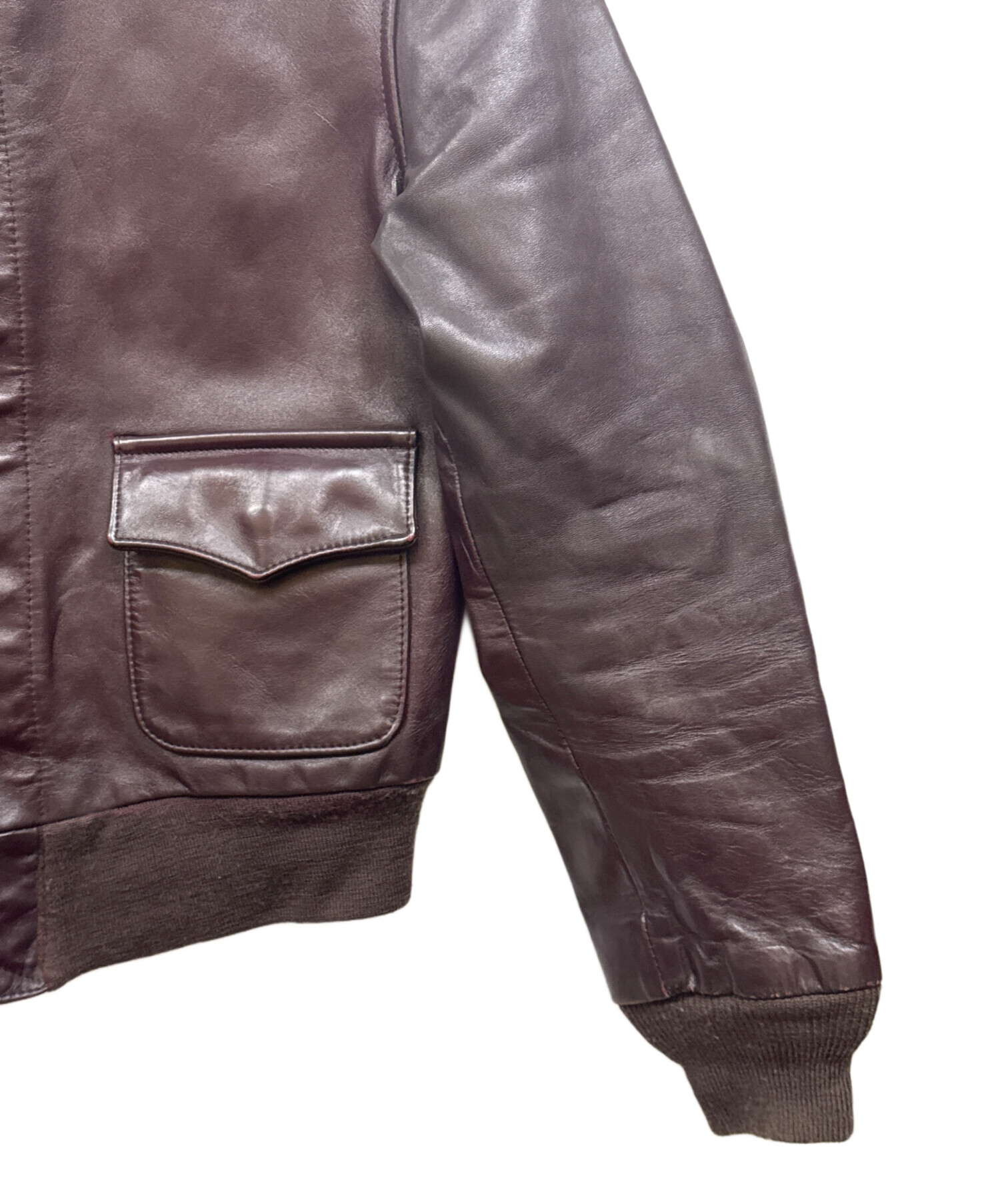 中古・古着通販】AVIREX (アヴィレックス) A-2レザージャケット