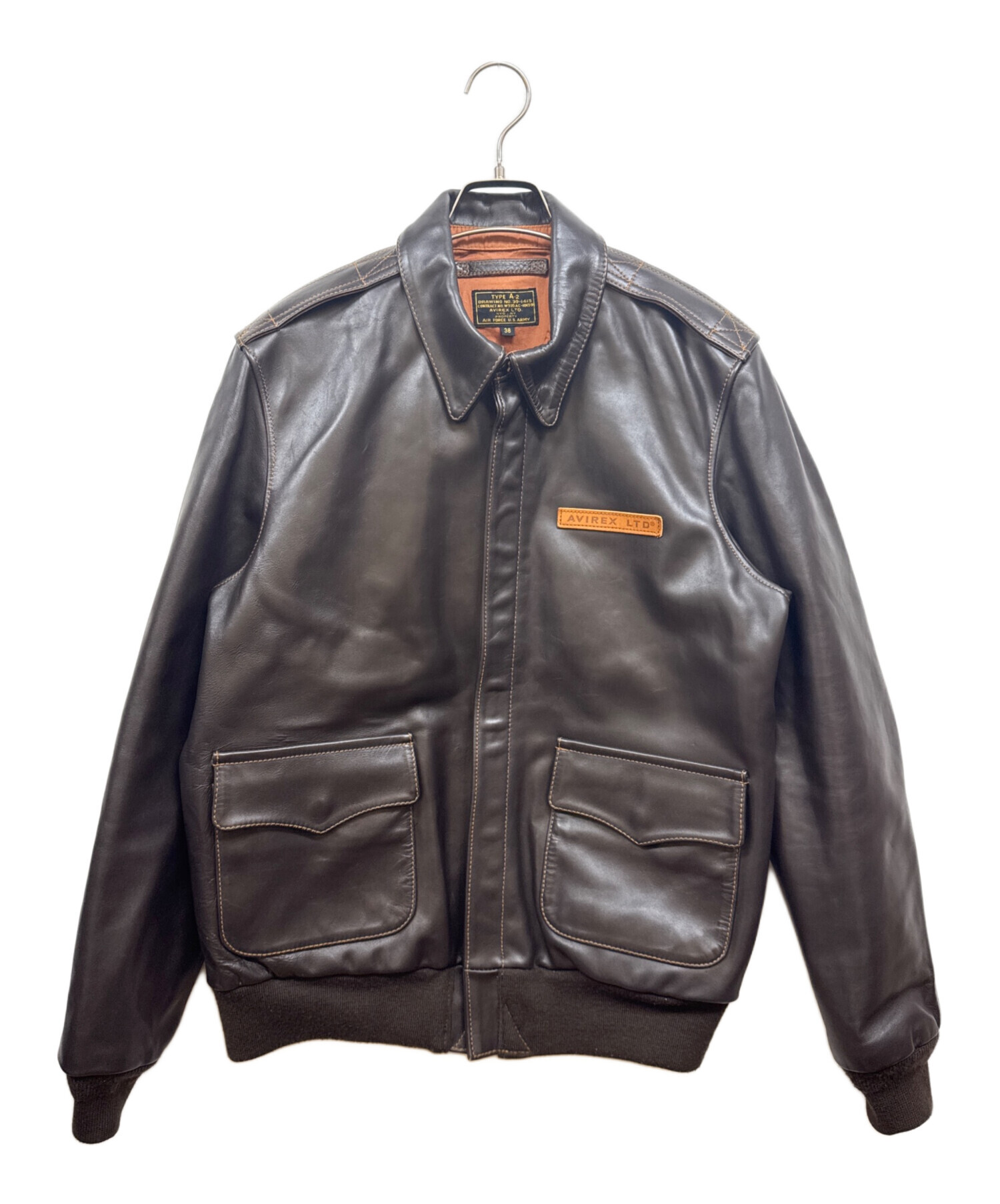 中古・古着通販】AVIREX (アヴィレックス) TYPE A-2 JACKET ブラック
