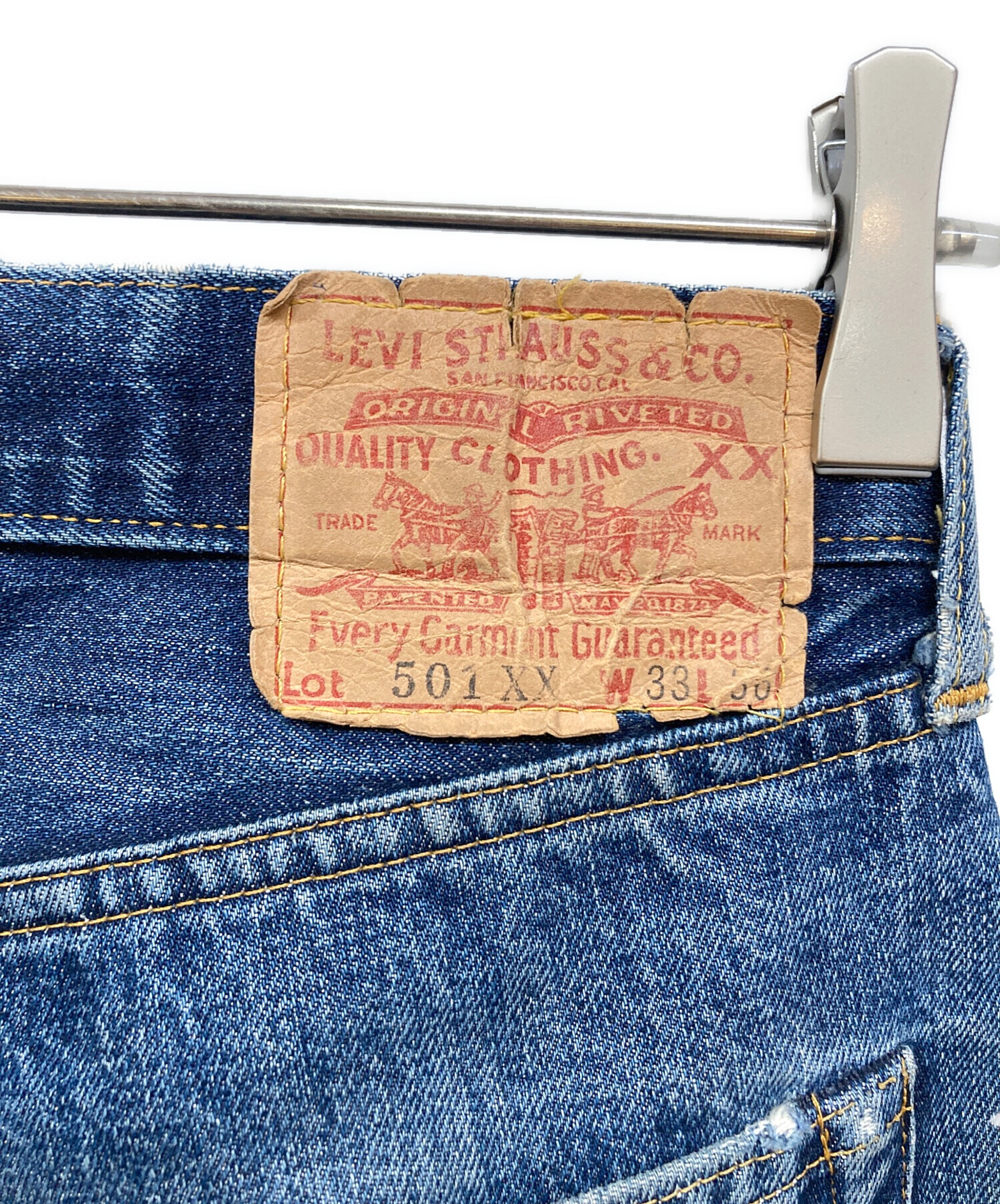 中古・古着通販】LEVI'S (リーバイス) 501xxデニムパンツ ブルー
