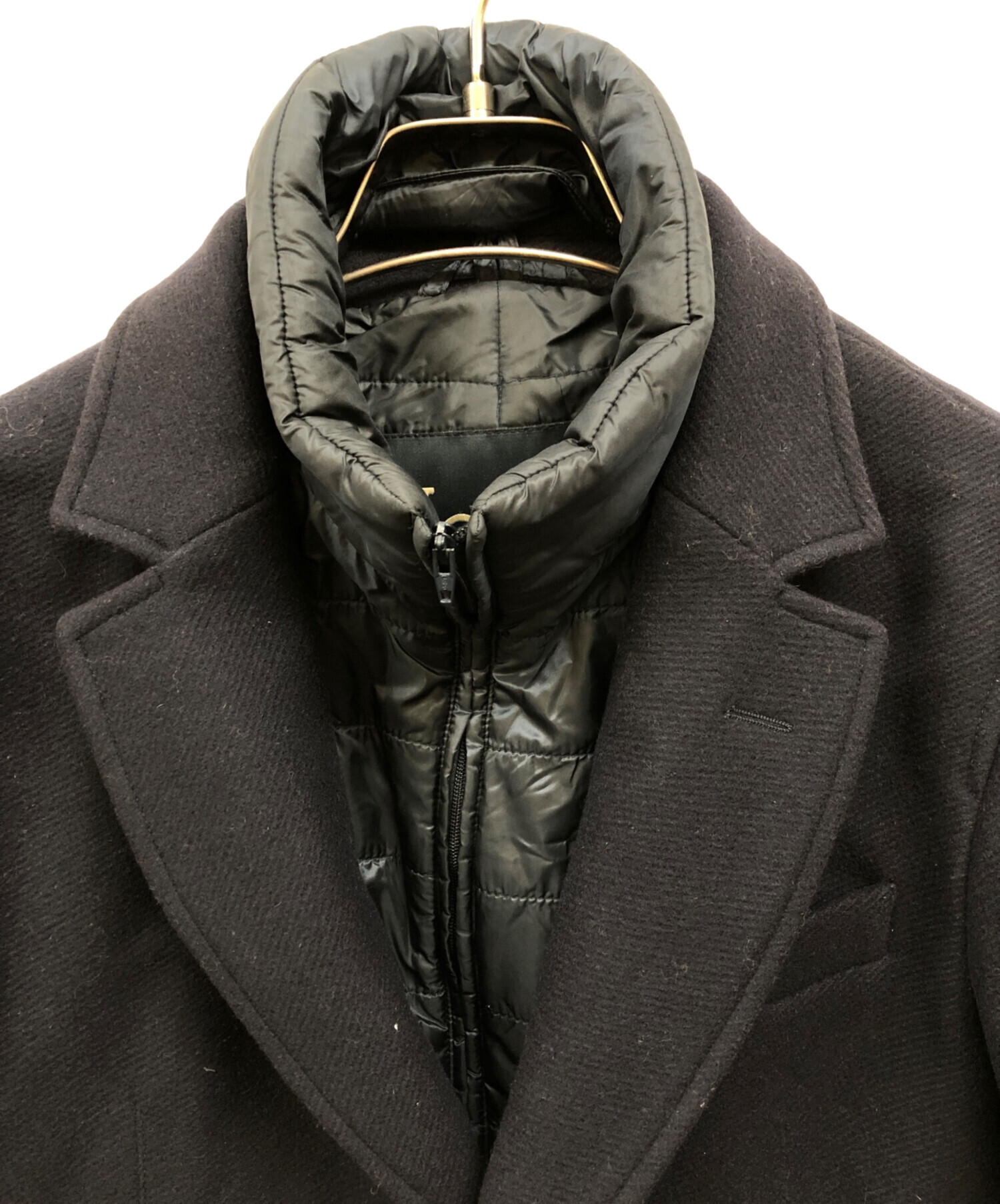 中古・古着通販】HERNO (ヘルノ) 中綿ライナー付チェスターコート