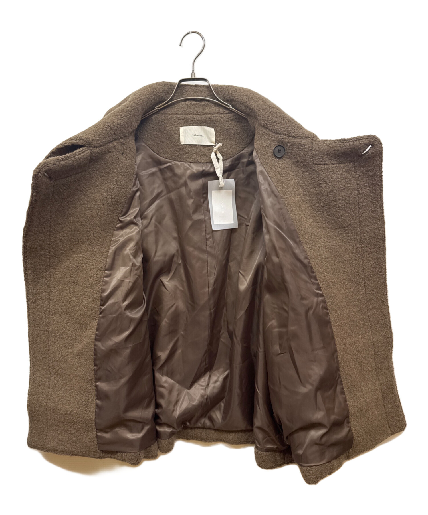 中古・古着通販】TODAYFUL (トゥデイフル) Standcollar Boucle Jacket