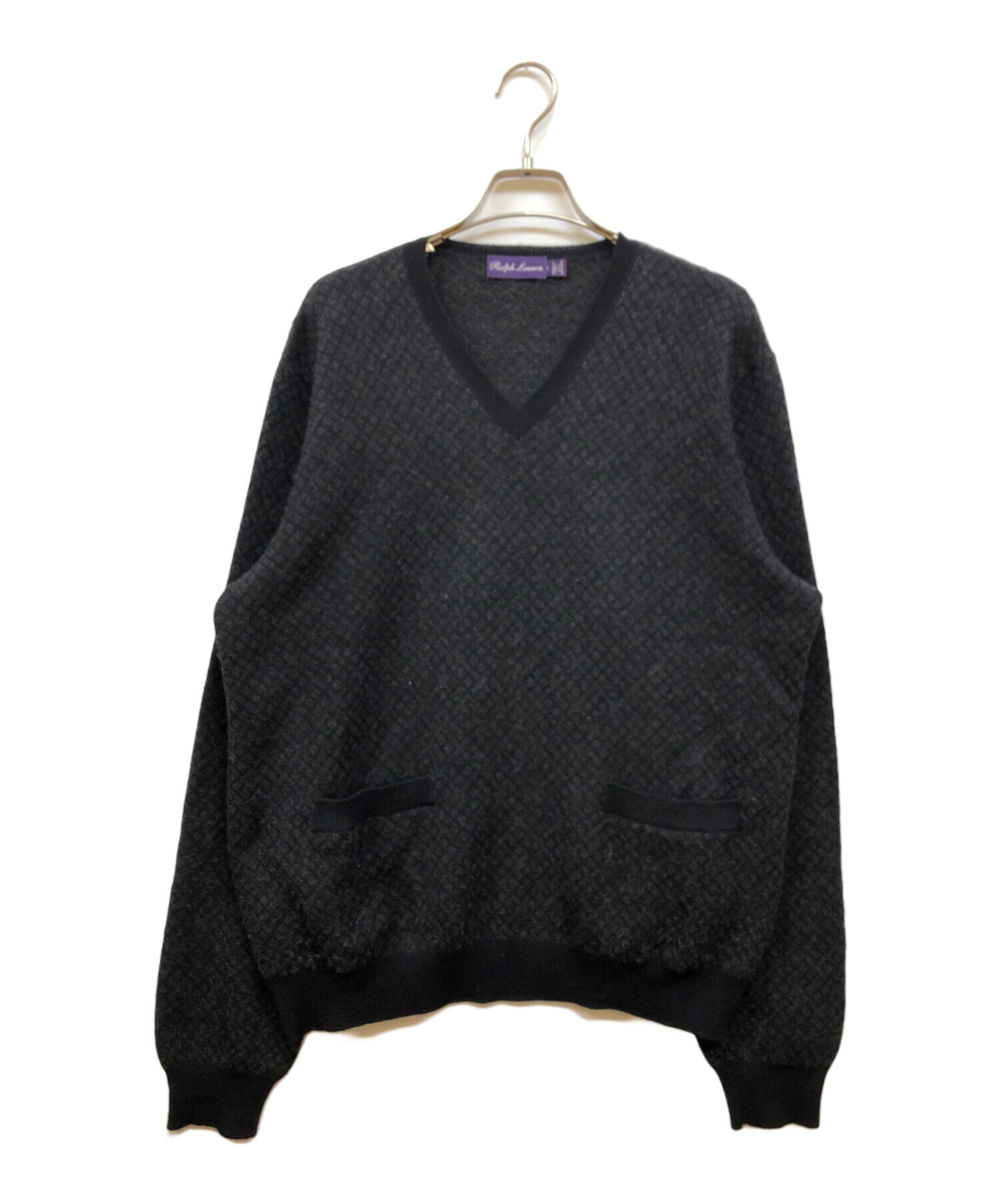 Ralph Lauren Purple Label カシミヤニット タートル L 良好 PURPLE