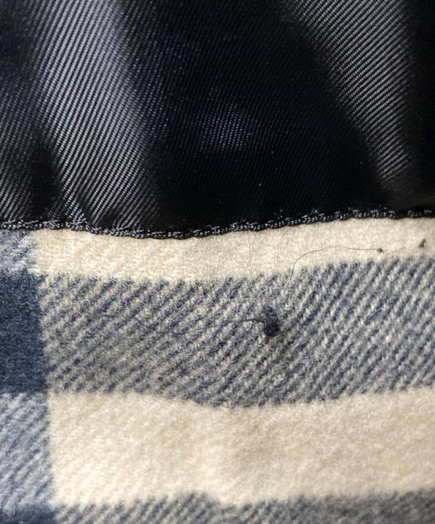 バーバリーロンドン ステンカラーコート メガチェック ライナー付 濃紺 L 中古・古着通販】BURBERRY LONDON (バーバリーロンドン) メガチェック