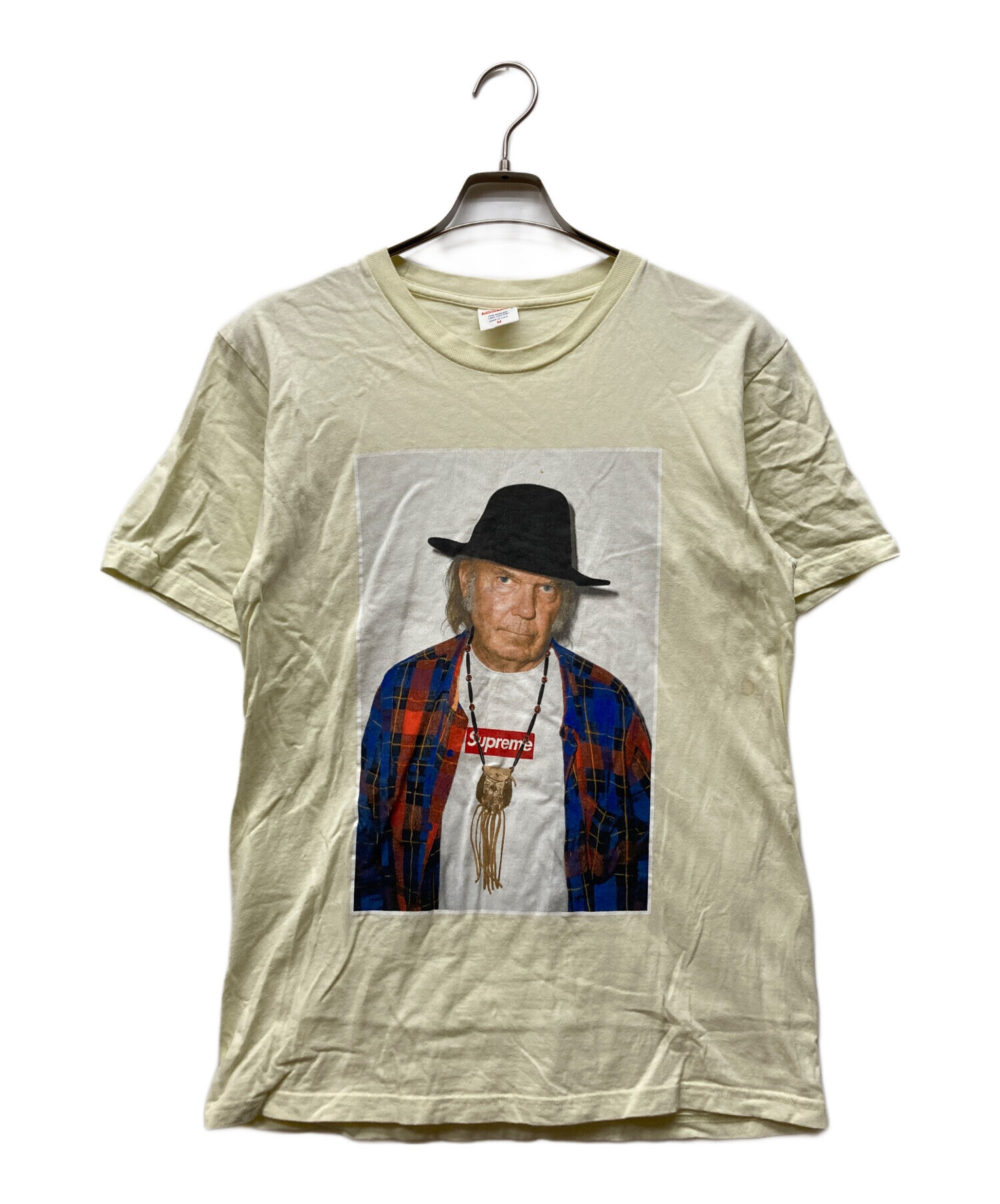 中古・古着通販】Supreme (シュプリーム) NEIL YOUNG TEE アイボリー