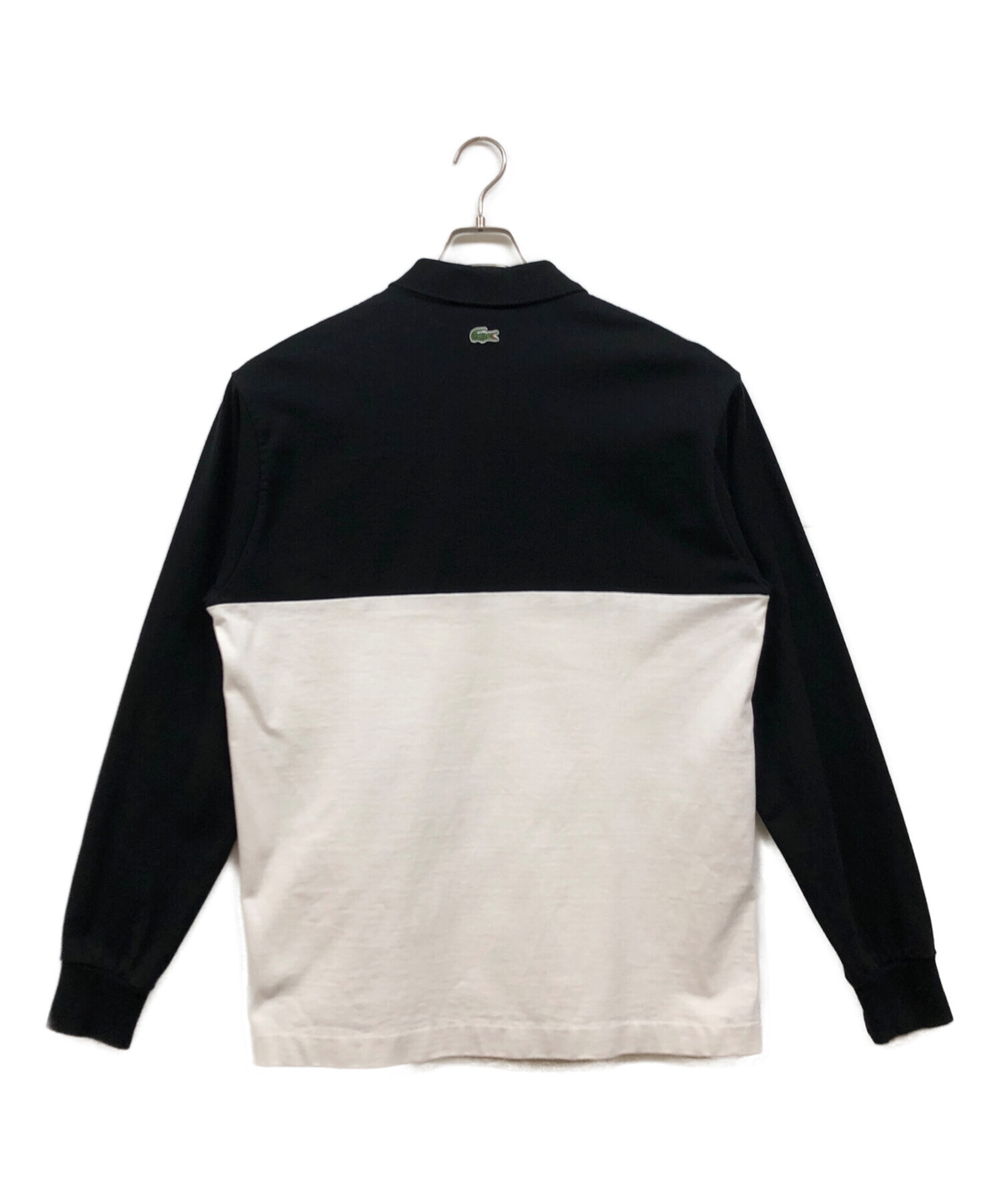 中古・古着通販】LACOSTE (ラコステ) 2トーンポロシャツ ブラック 