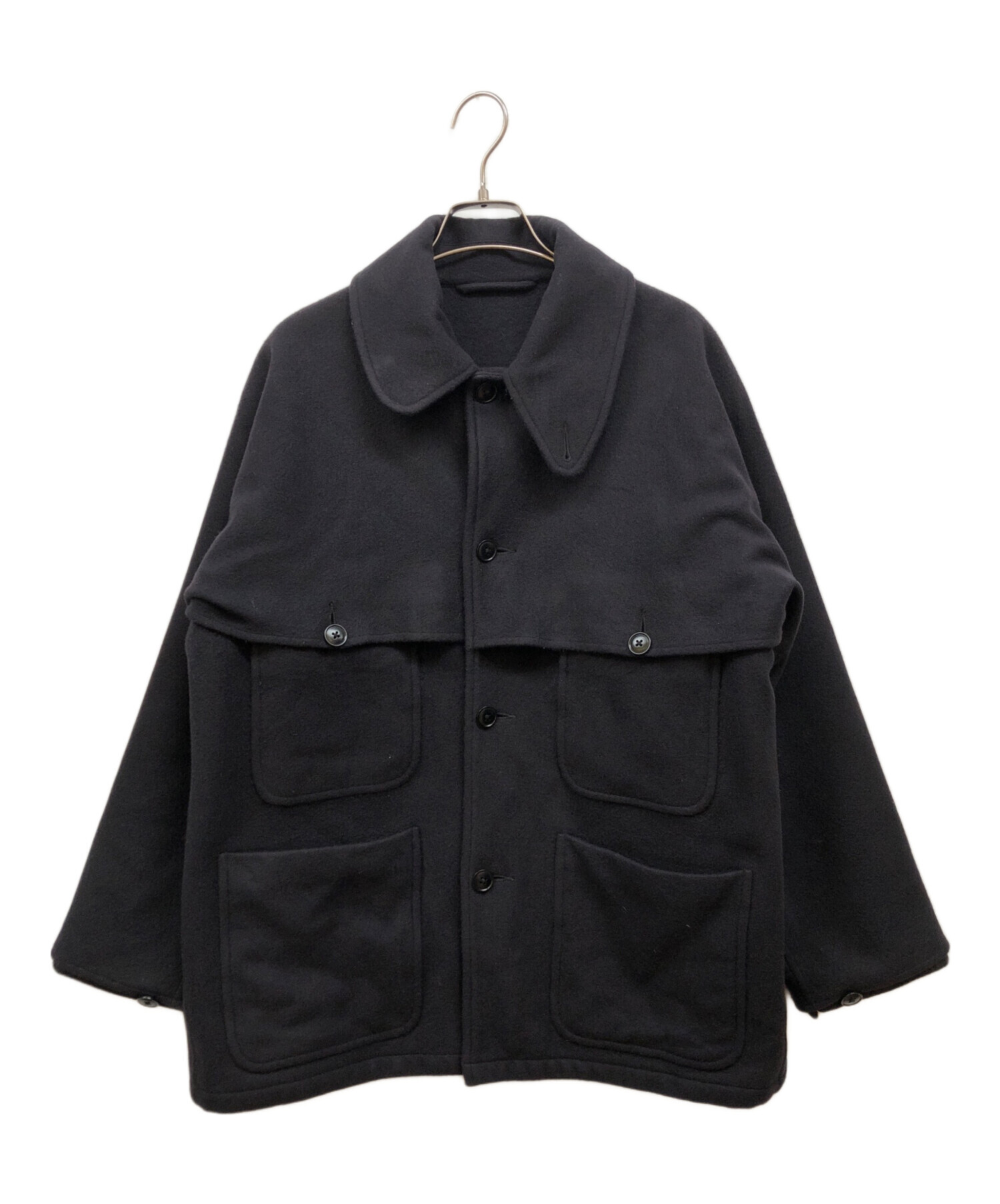 comoliマッキノウクルーザージャケットコートsize:1 中古・古着通販】COMOLI (コモリ) ナッピングウール マッキノウ