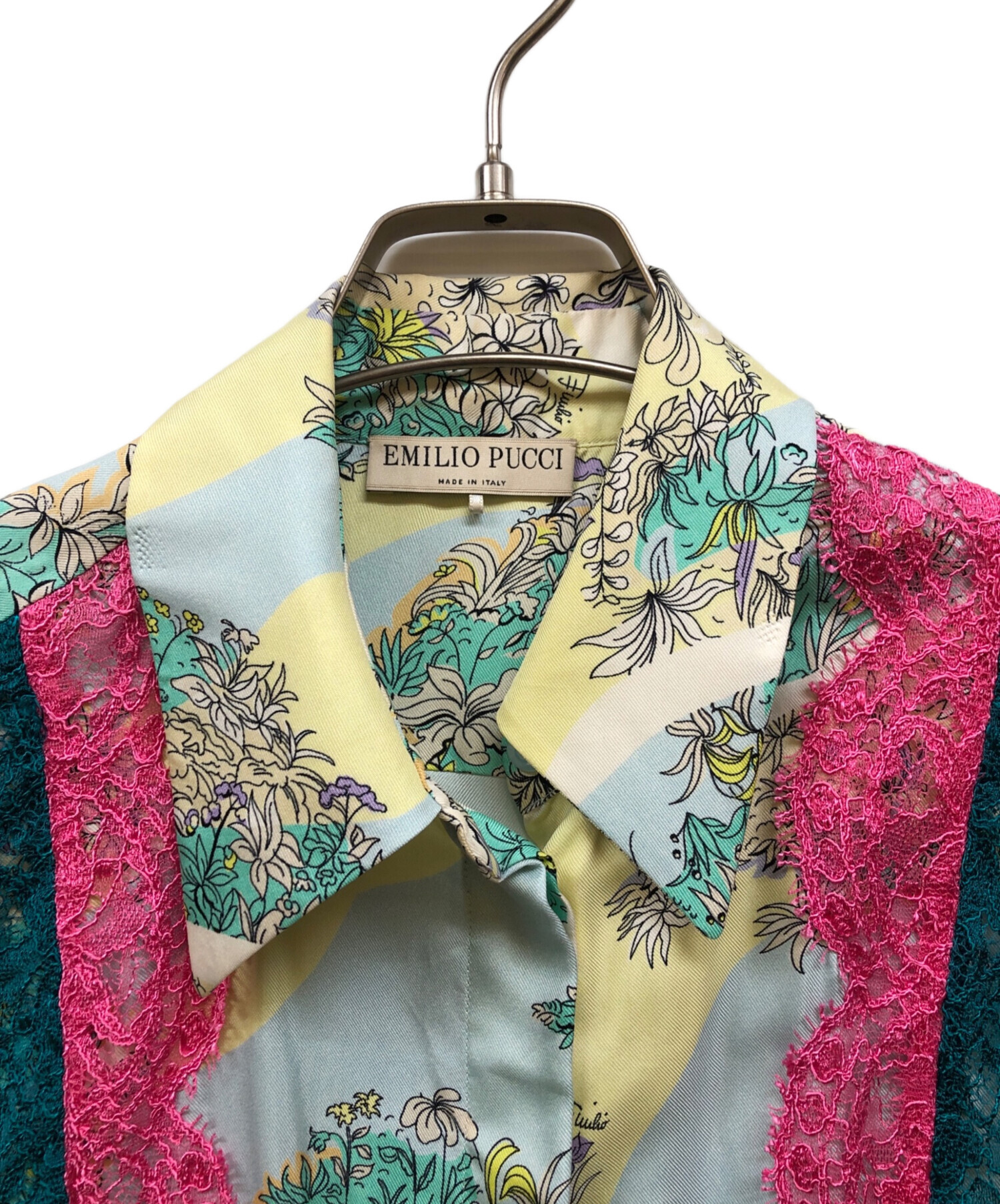 中古・古着通販】Emilio Pucci (エミリオ プッチ) レーストリム 総柄