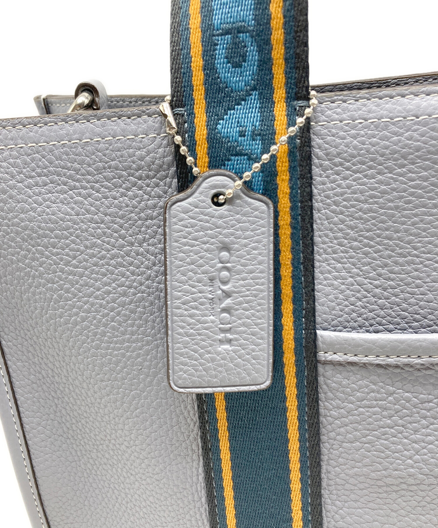 中古・古着通販】COACH (コーチ) スミス トート ブルー｜ブランド