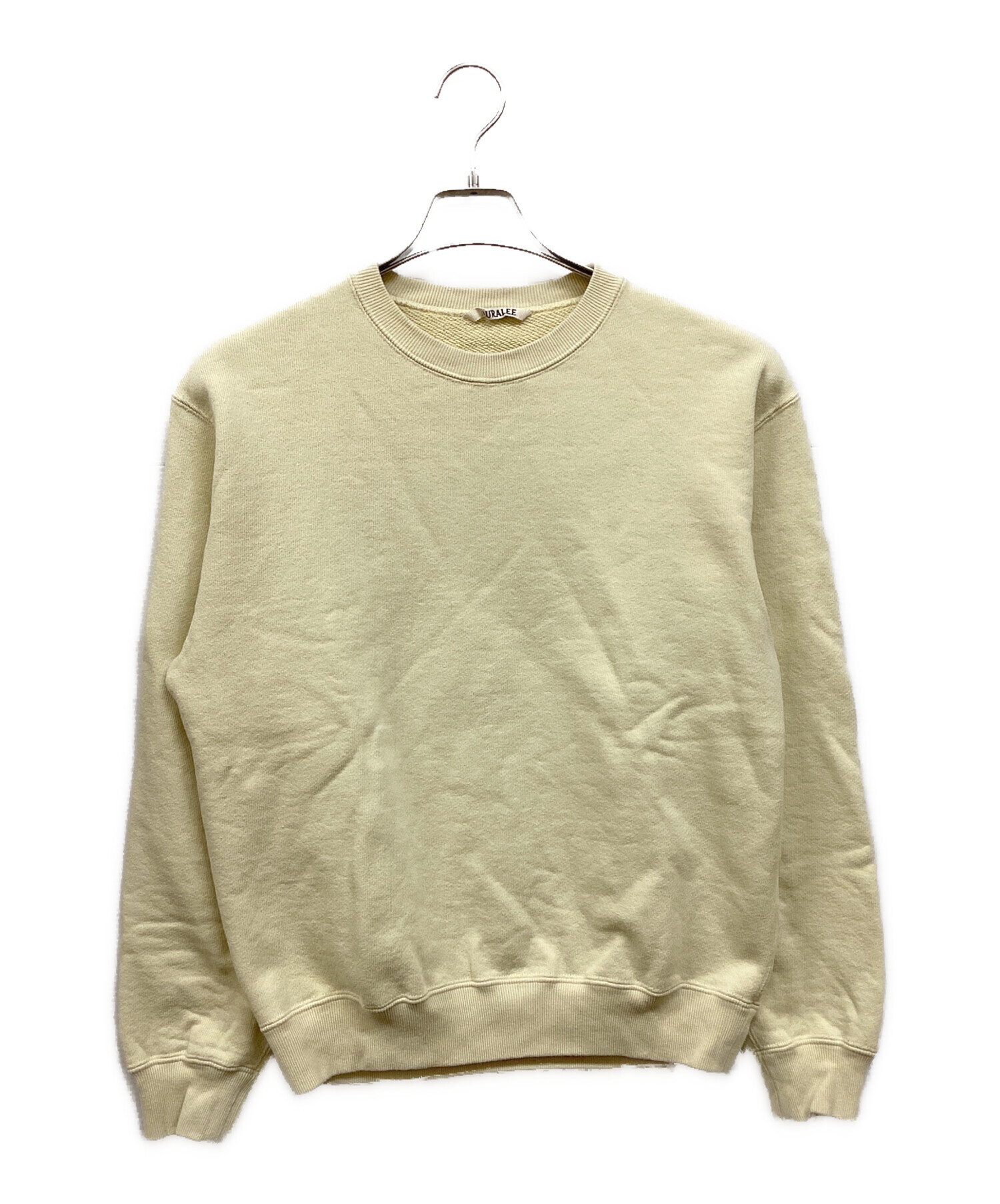 中古・古着通販】AURALEE (オーラリー) HEAVY BD SWEAT P/O イエロー