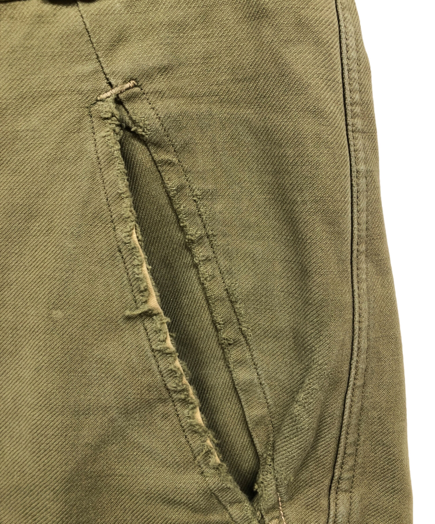 中古・古着通販】不明 (フメイ) M-47 前期型 オリーブ サイズ:SIZE W74
