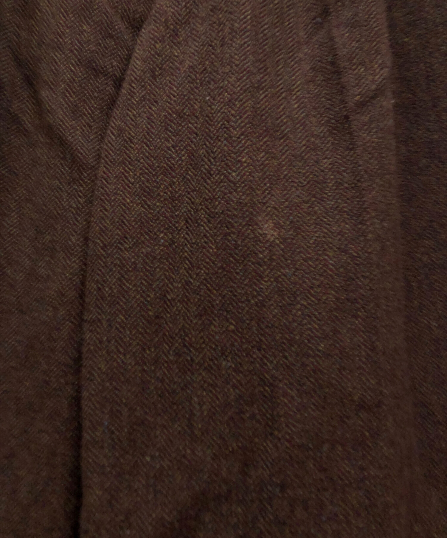 中古・古着通販】Gorsch (ゴーシュ) HERRINGBONE TWO TUCK TROUSERS