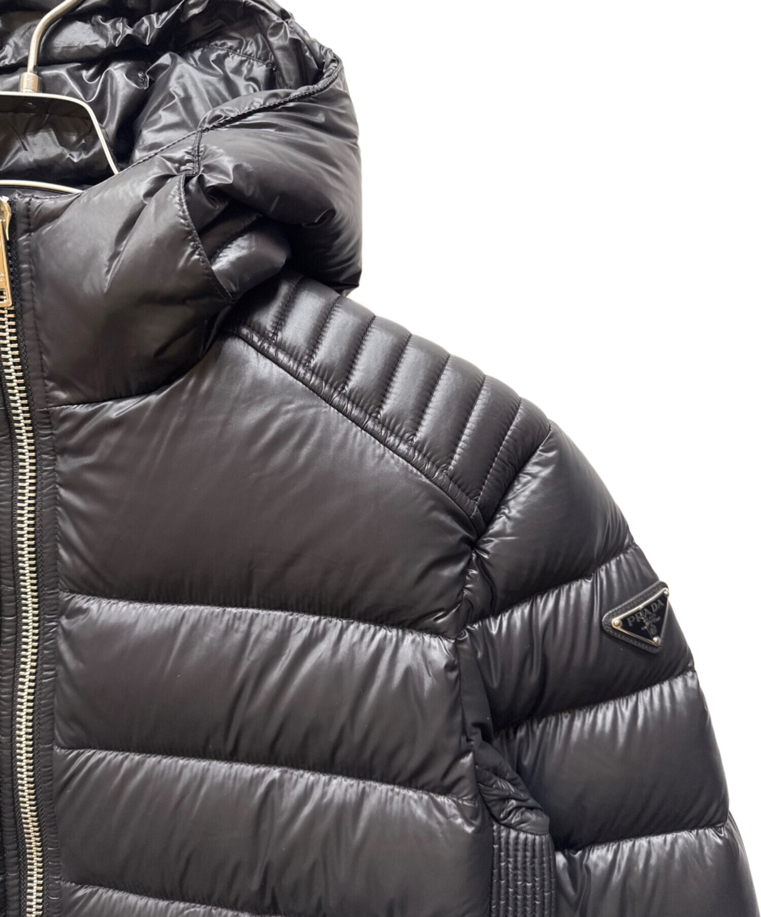 中古・古着通販】PRADA (プラダ) トライアングルプレートダウン