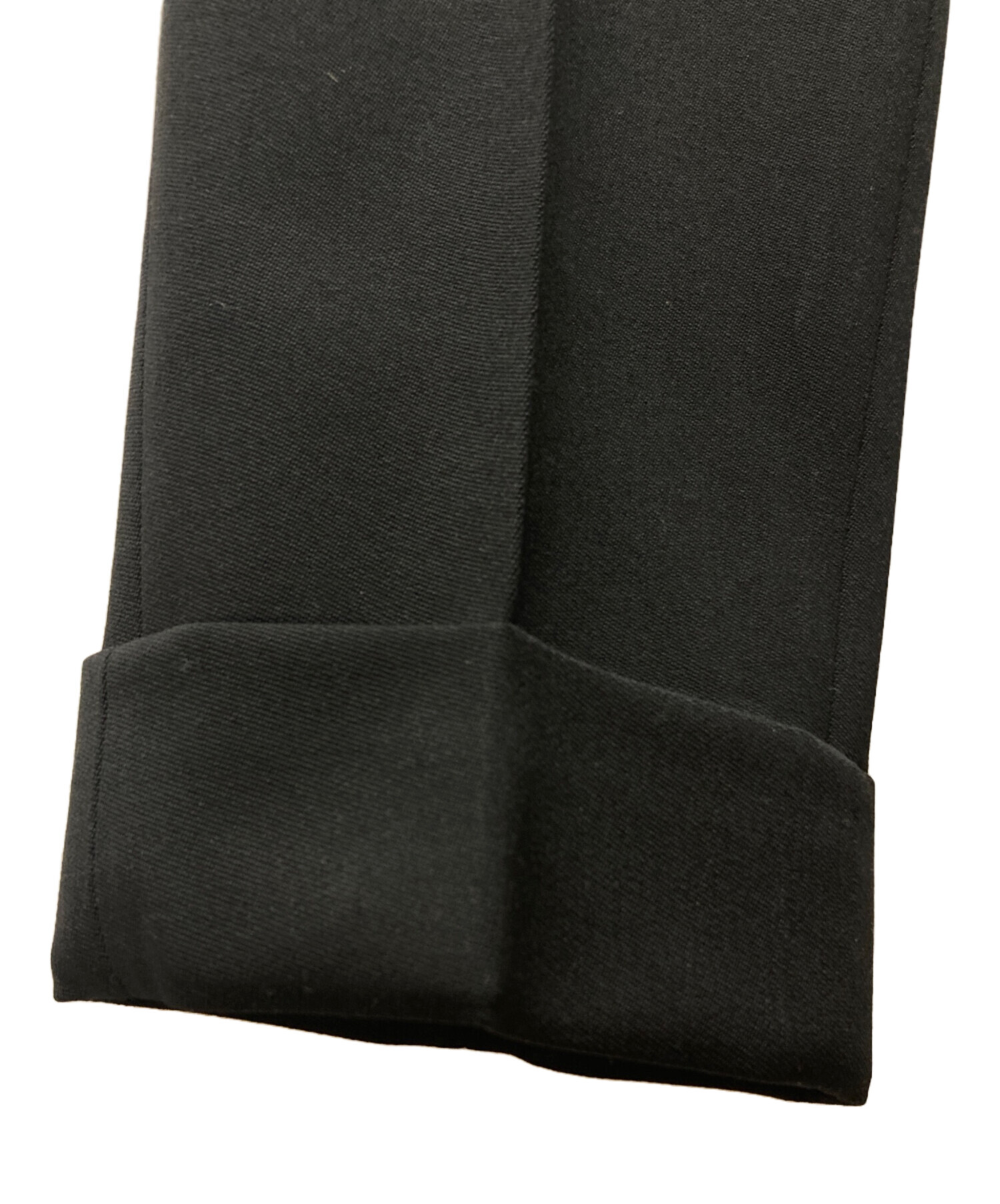 中古・古着通販】PRADA (プラダ) ウールスラックス ブラック サイズ