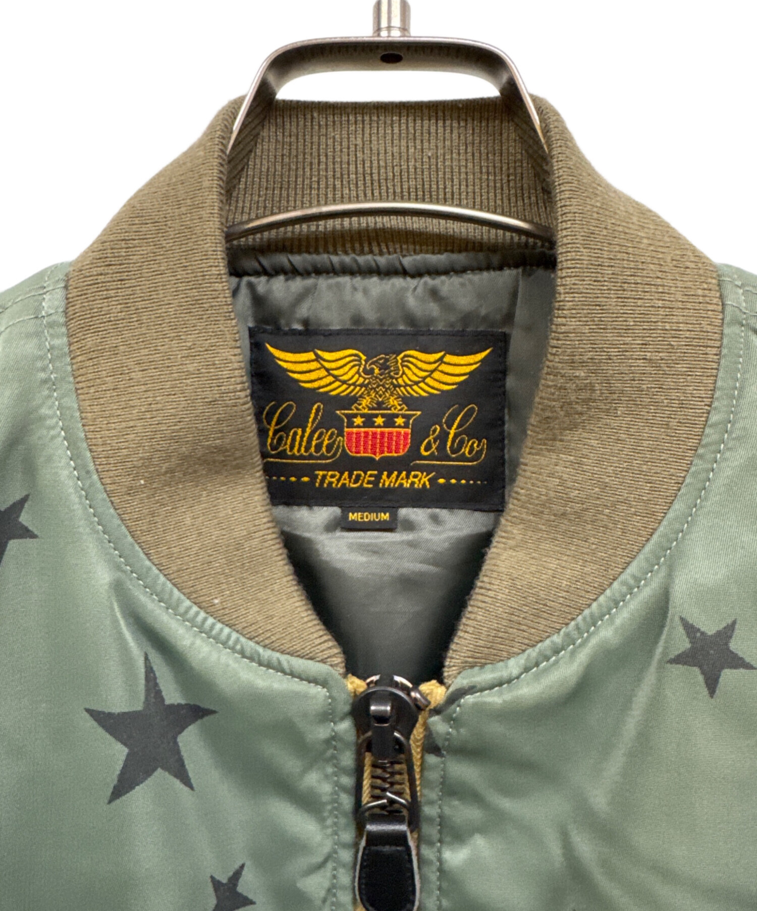 中古・古着通販】CALEE (キャリー) Allover star pattern MA-1 中古・古着通販】CALEE (キャリー) Allover star pattern MA-1