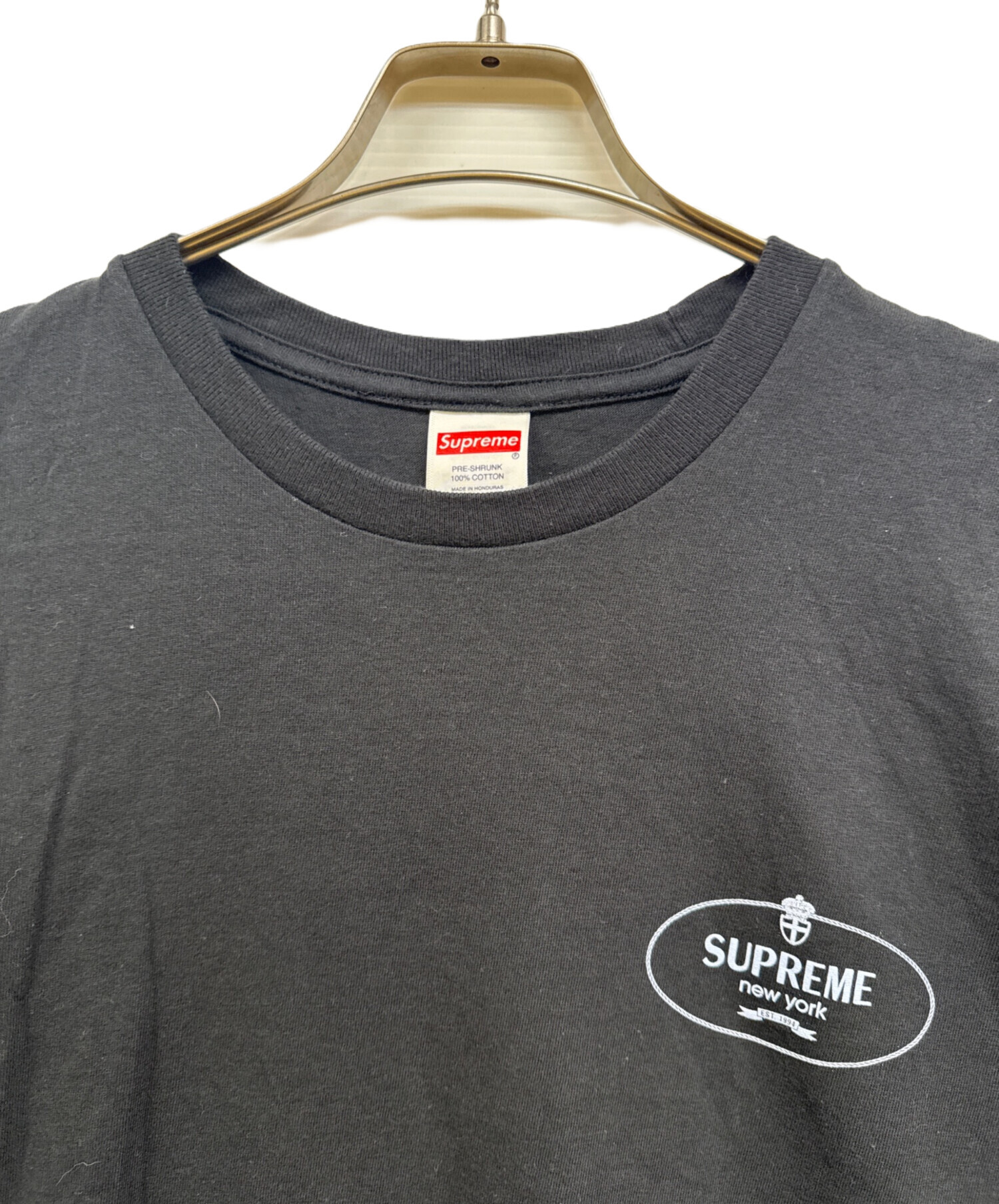 中古・古着通販】Supreme (シュプリーム) CREST CREWNECK ブラック 
